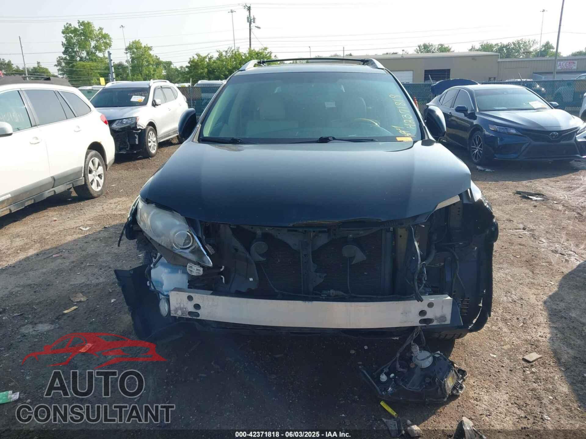 LEXUS RX 350 2011 - 2T2BK1BA2BC116285
