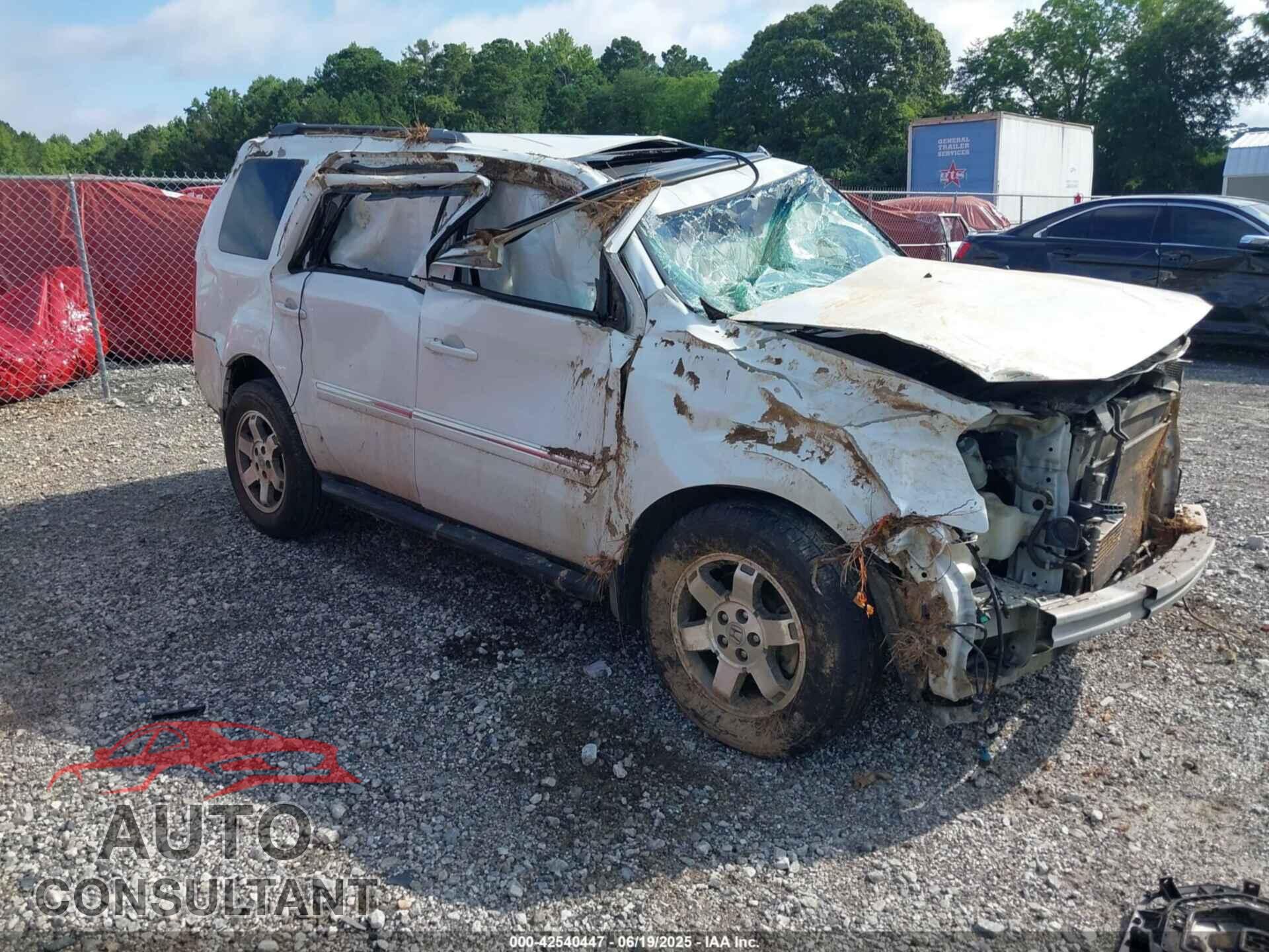 HONDA PILOT 2011 - 5FNYF3H97BB018392