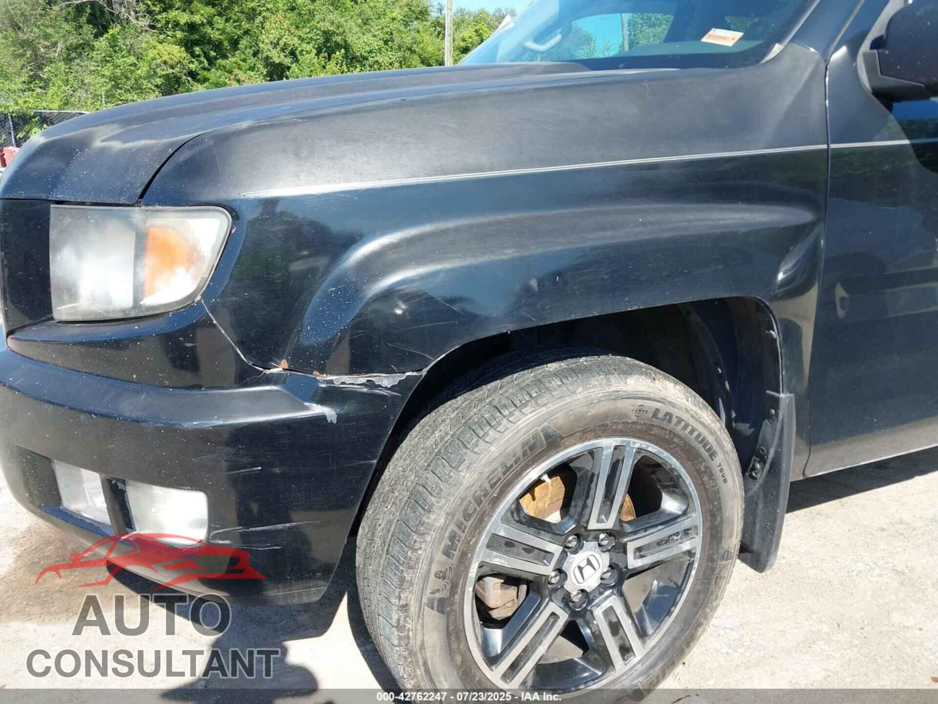 HONDA RIDGELINE 2013 - 5FPYK1F70DB013868