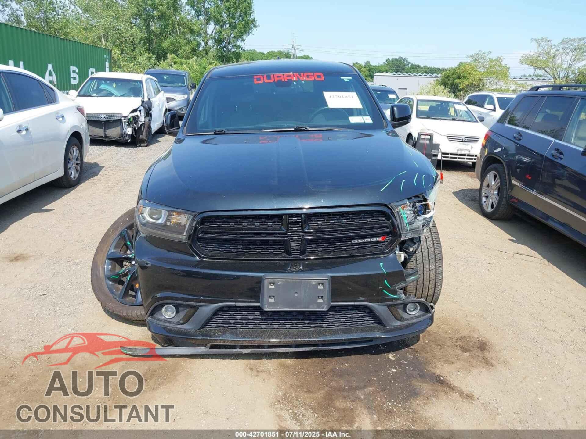 DODGE DURANGO 2017 - 1C4RDJDG6HC957994