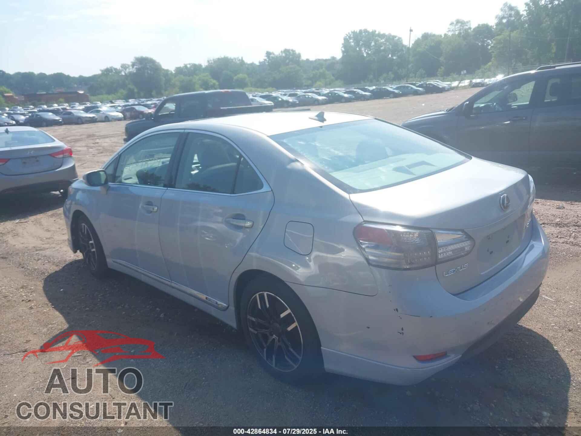 LEXUS HS 250H 2010 - JTHBB1BA5A2014348