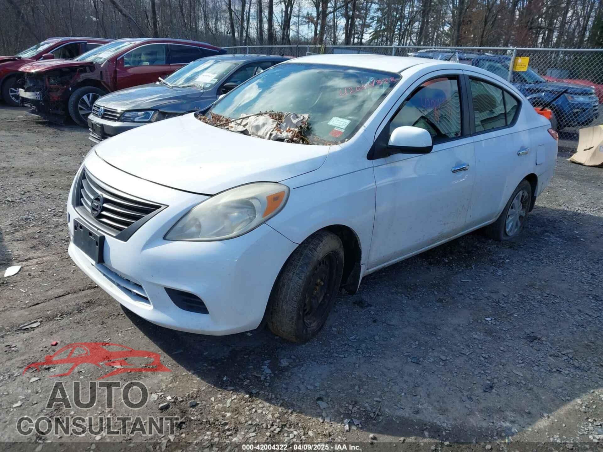NISSAN VERSA 2012 - 3N1CN7AP9CL897641