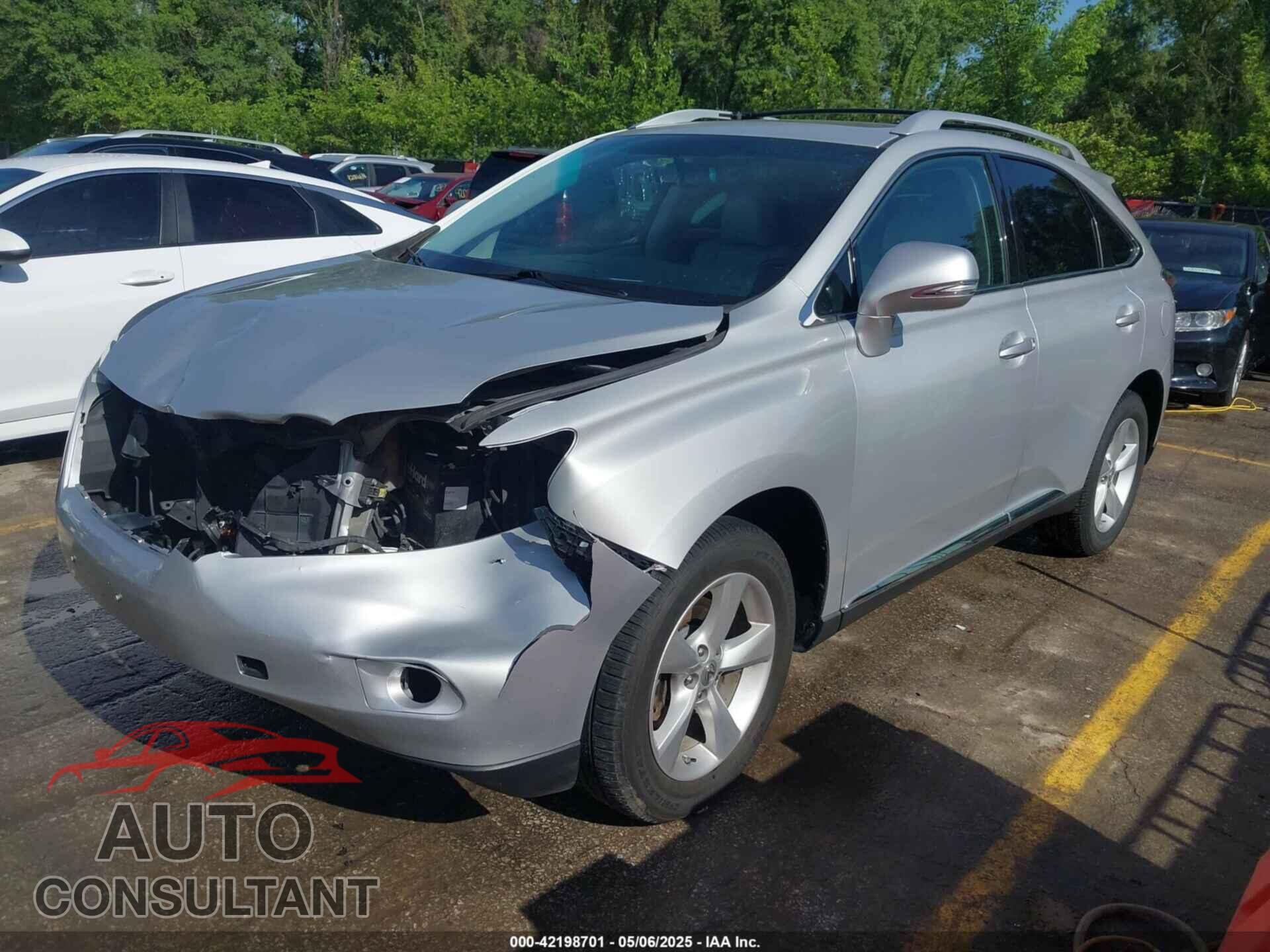LEXUS RX 350 2012 - 2T2BK1BA5CC129663