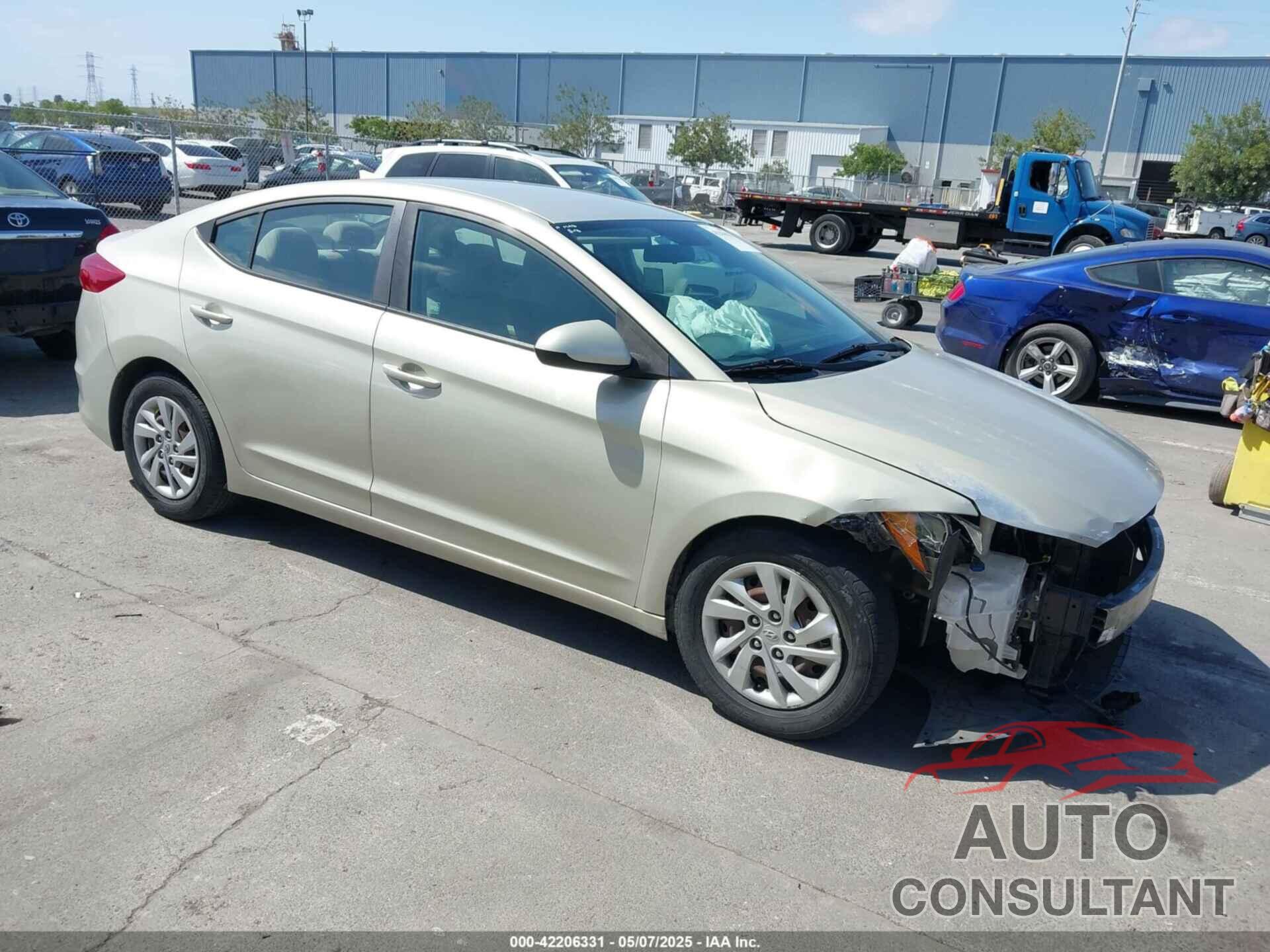 HYUNDAI ELANTRA 2017 - 5NPD74LF4HH153452