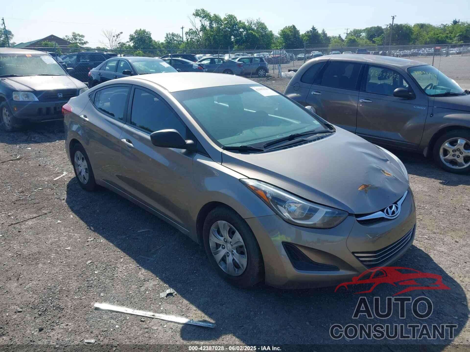 HYUNDAI ELANTRA 2016 - 5NPDH4AE0GH754606