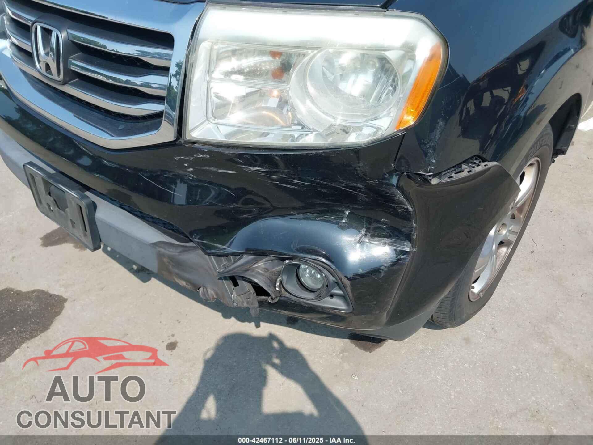 HONDA PILOT 2015 - 5FNYF4H55FB003267