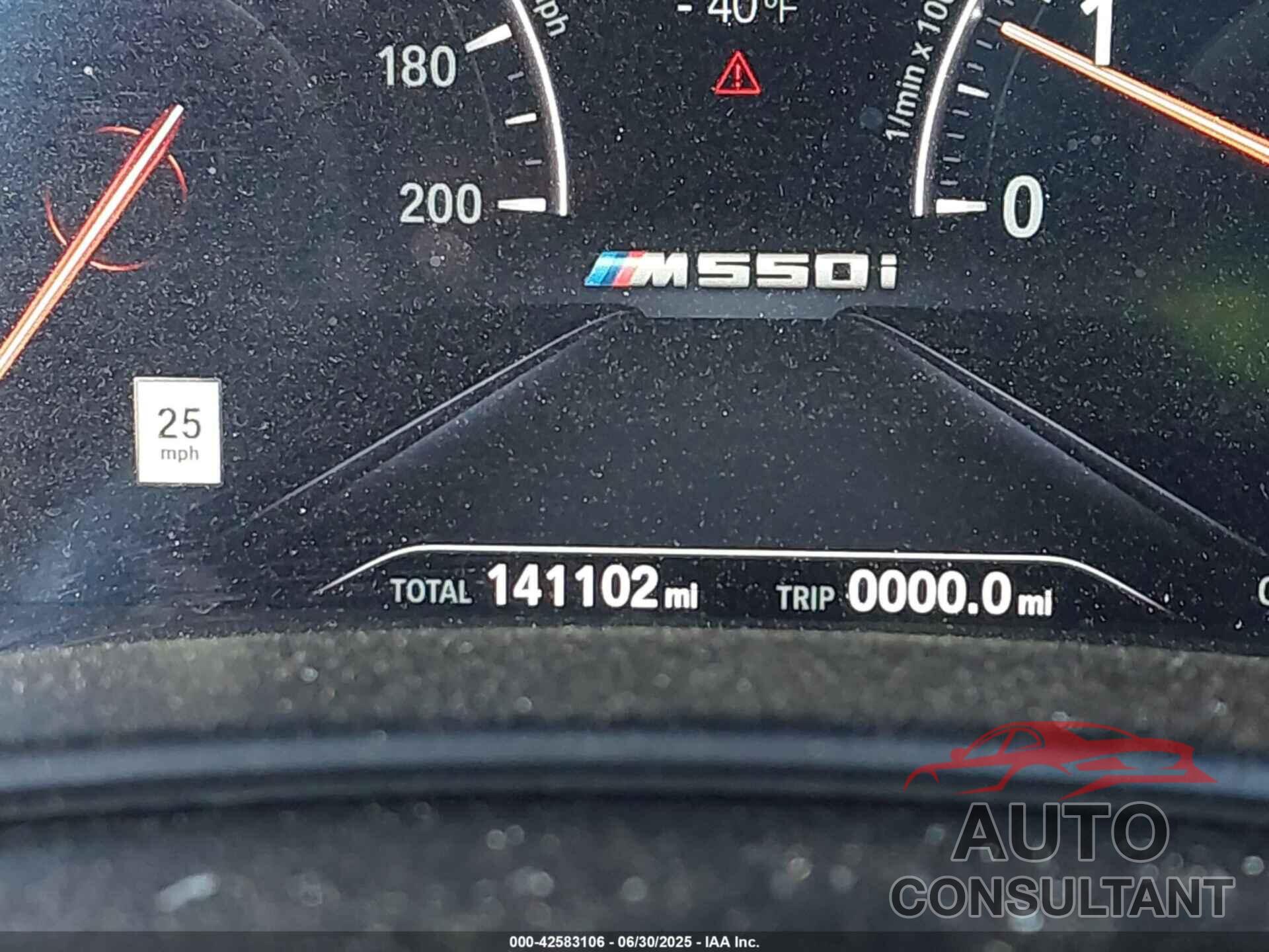 BMW M550I 2018 - WBAJB9C55JB286747