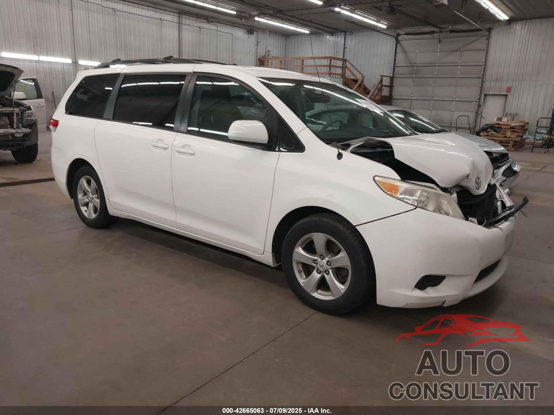 TOYOTA SIENNA 2012 - 5TDKK3DC5CS193689