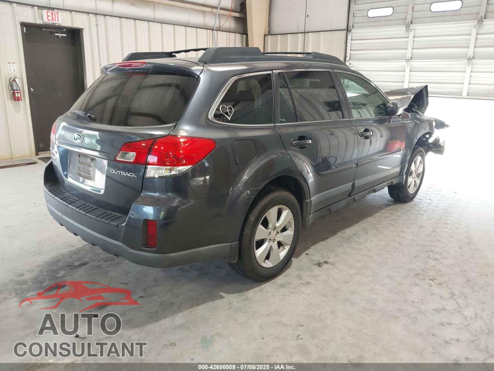 SUBARU OUTBACK 2011 - 4S4BRBBC7B3431174