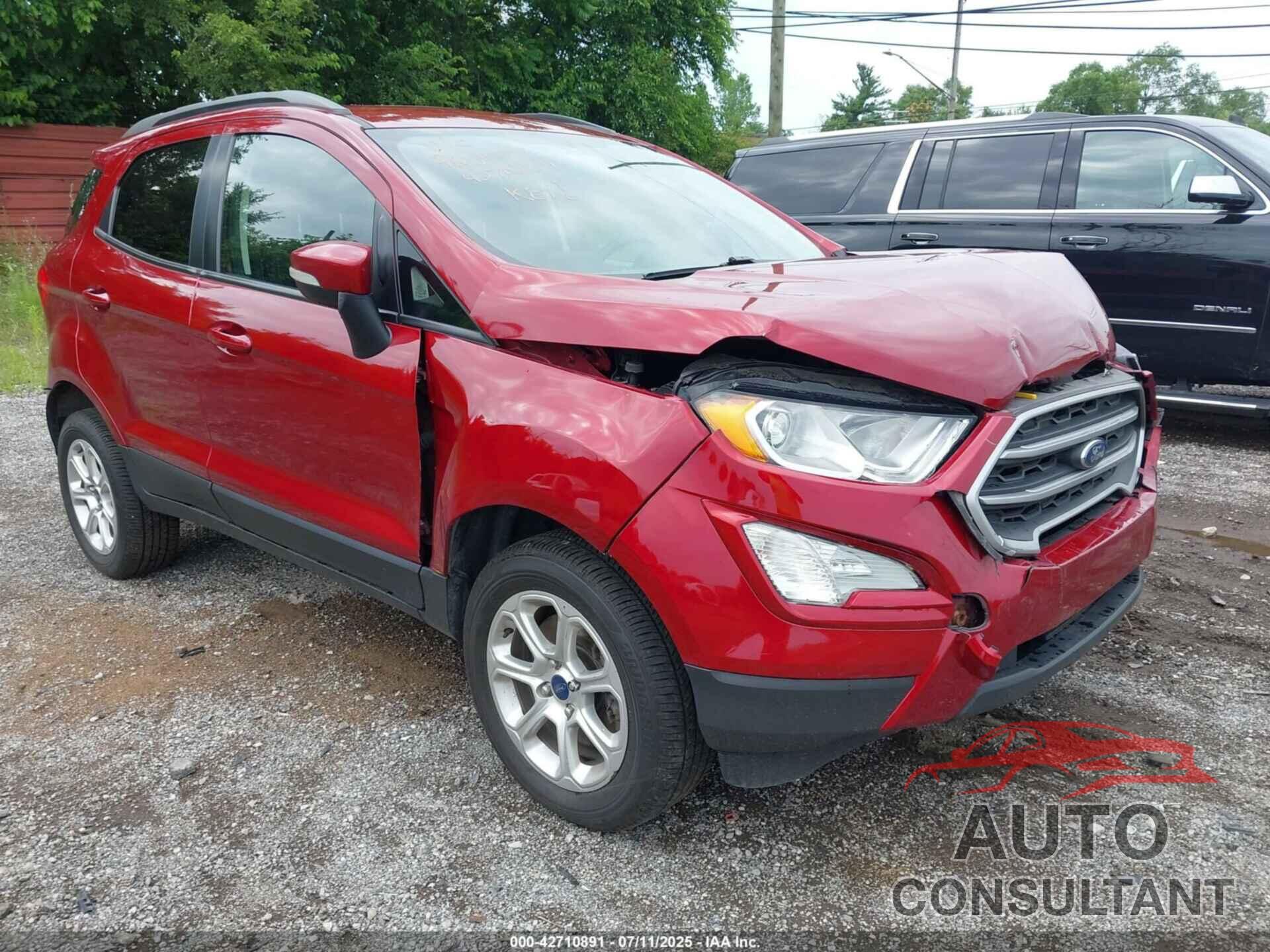 FORD ECOSPORT 2019 - MAJ6S3GL8KC299959