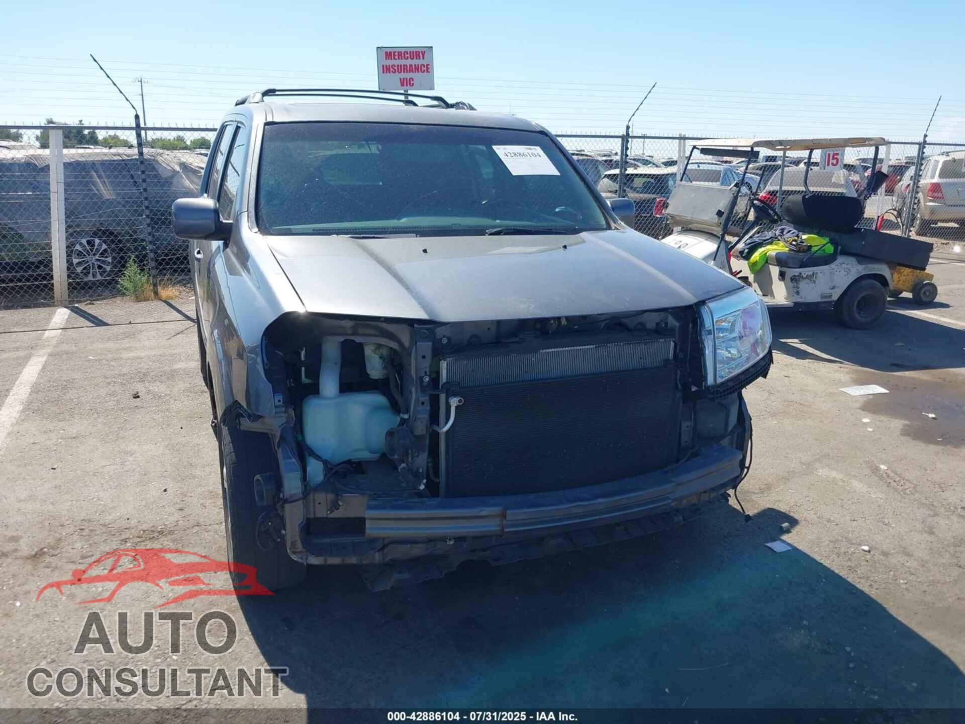 HONDA PILOT 2012 - 5FNYF3H56CB018964