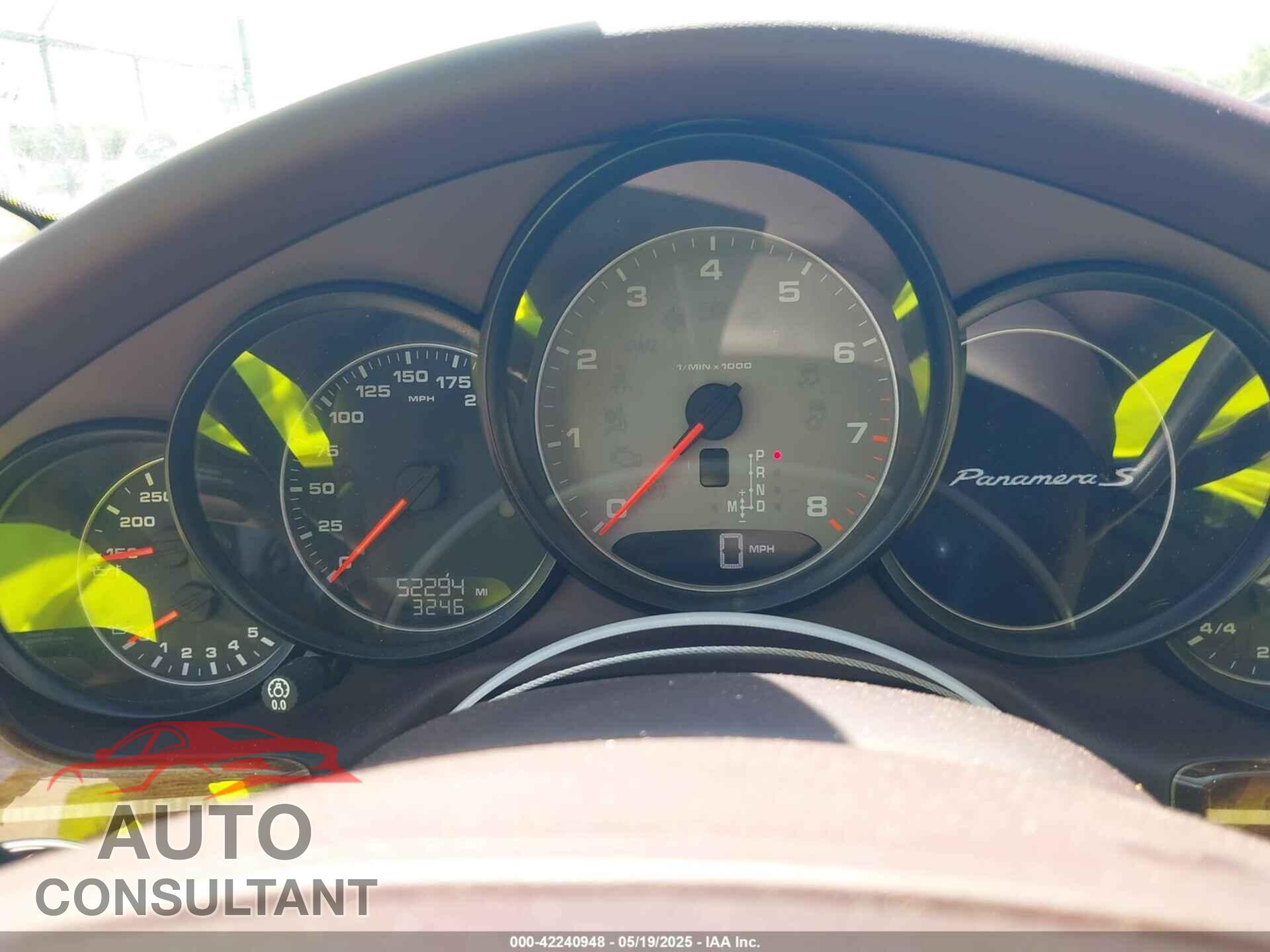 PORSCHE PANAMERA 2012 - WP0AB2A75CL060106