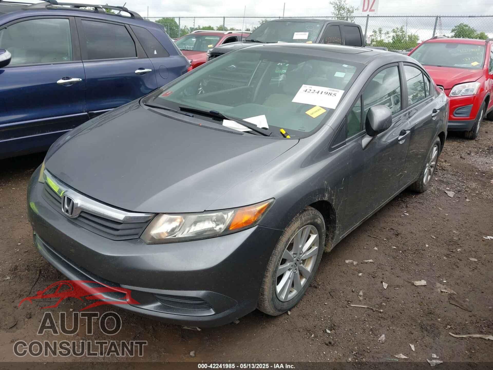 HONDA CIVIC 2012 - 19XFB2F88CE009702