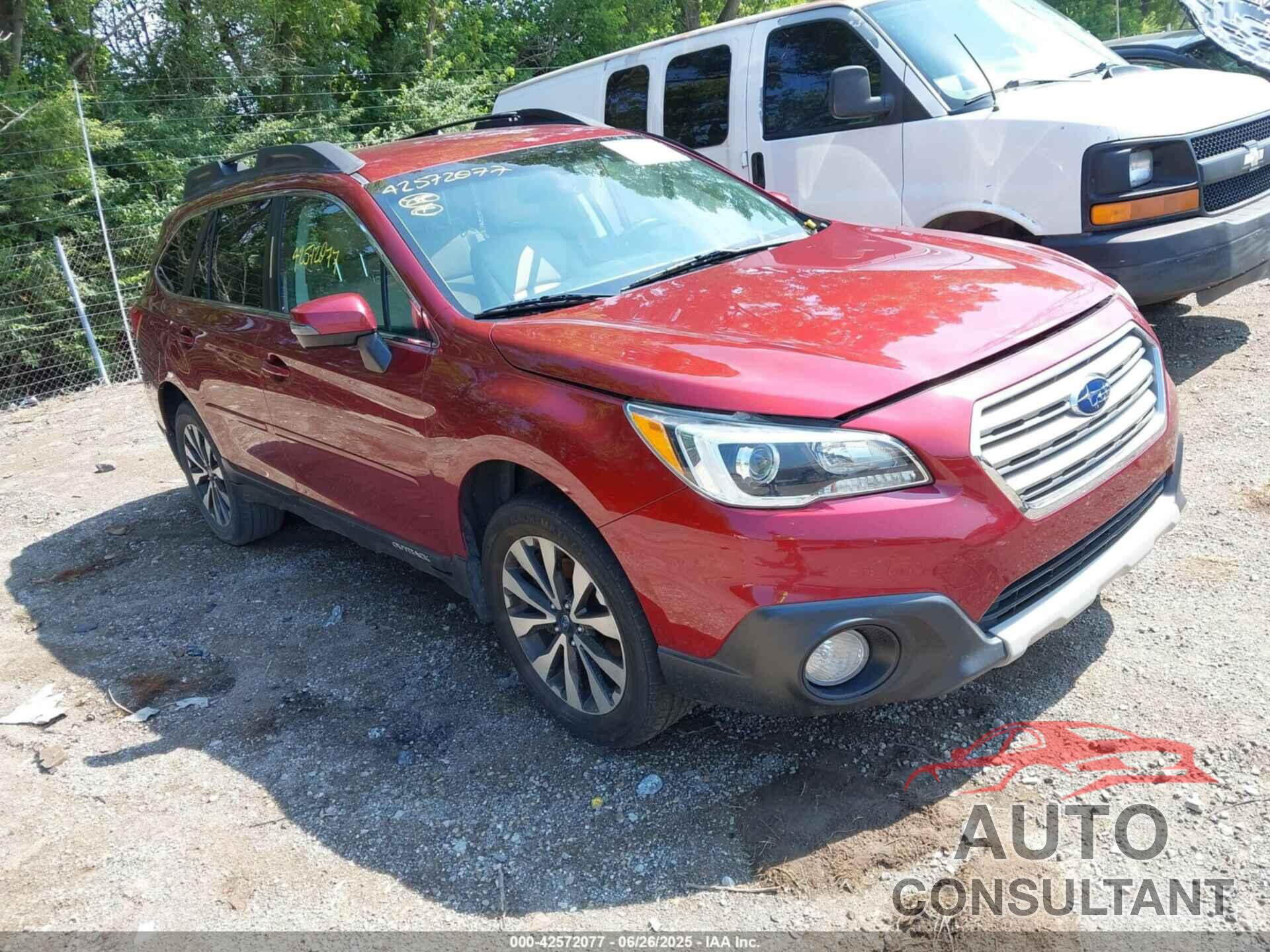 SUBARU OUTBACK 2015 - 4S4BSBJC0F3263504
