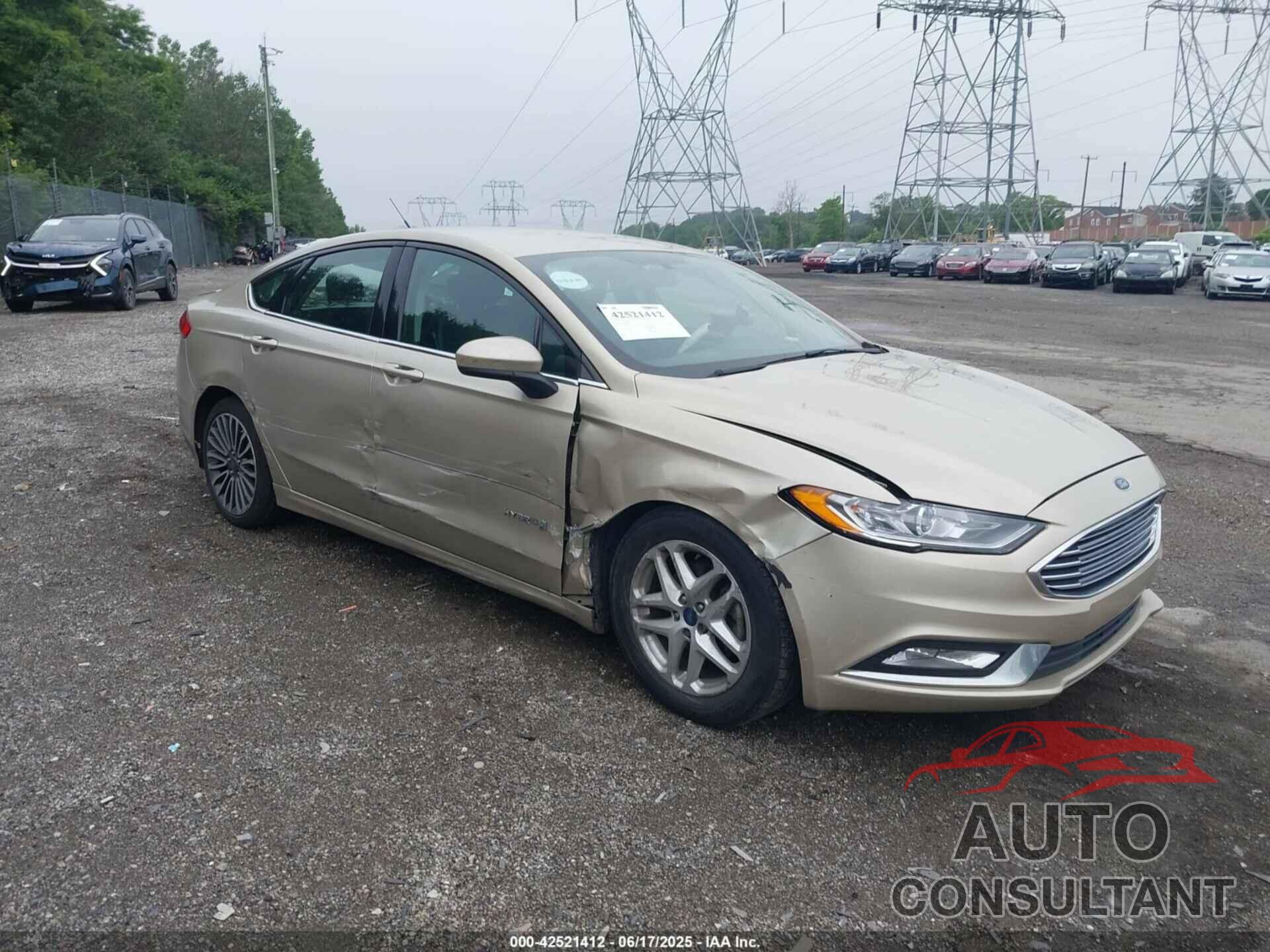 FORD FUSION HYBRID 2017 - 3FA6P0LUXHR374315