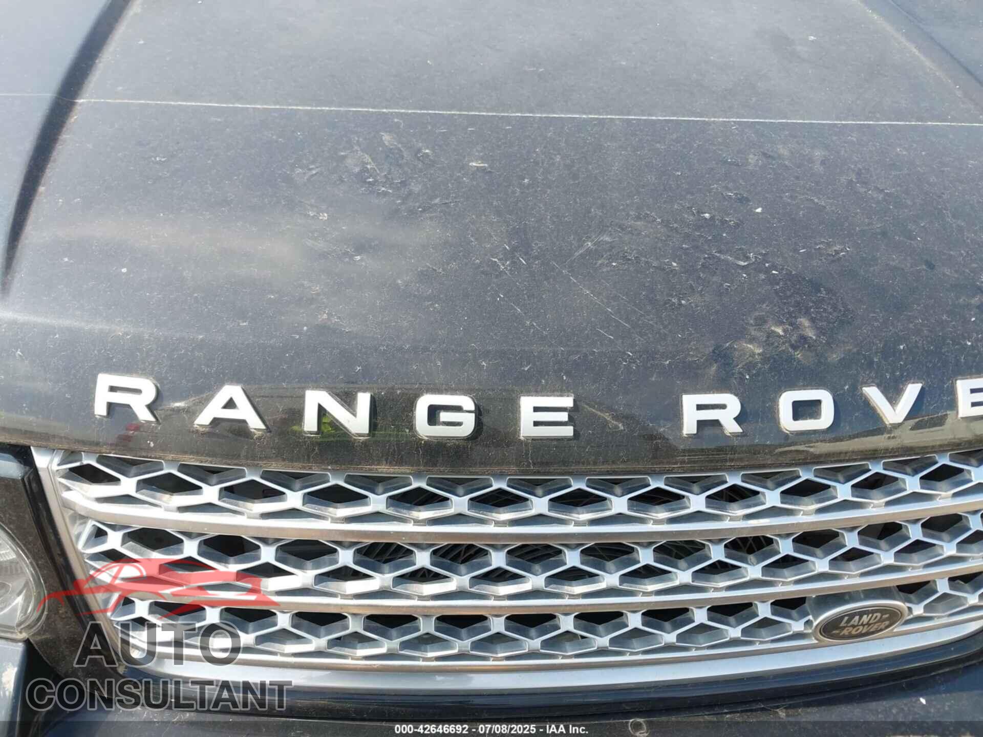 LAND ROVER RANGE ROVER 2012 - SALMF1E40CA384757