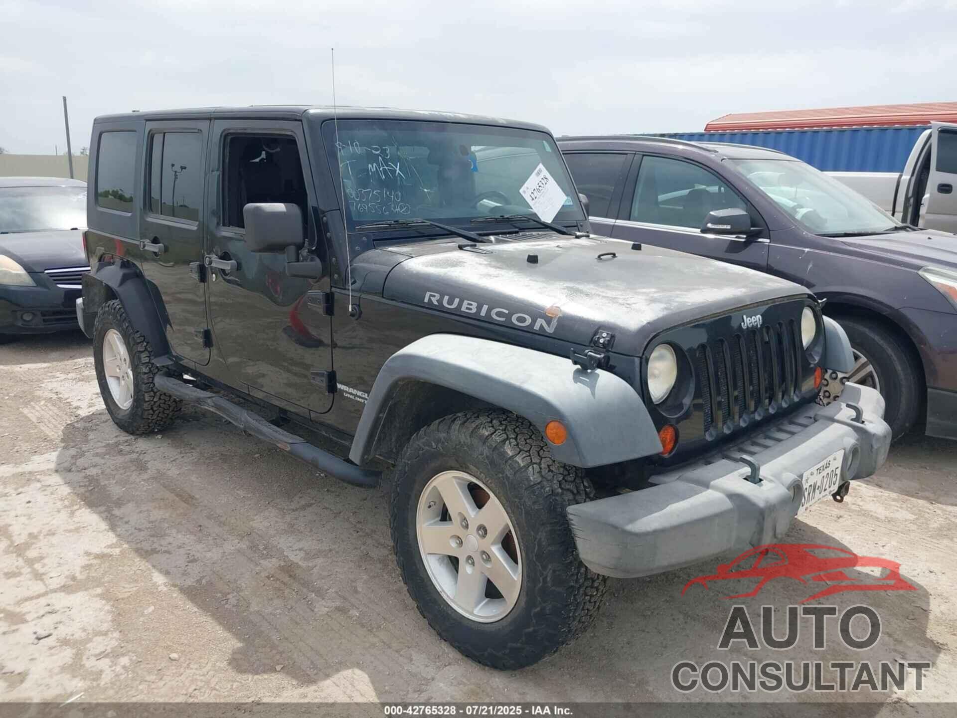 JEEP WRANGLER UNLIMITED 2009 - 1J4GA691X9L769556