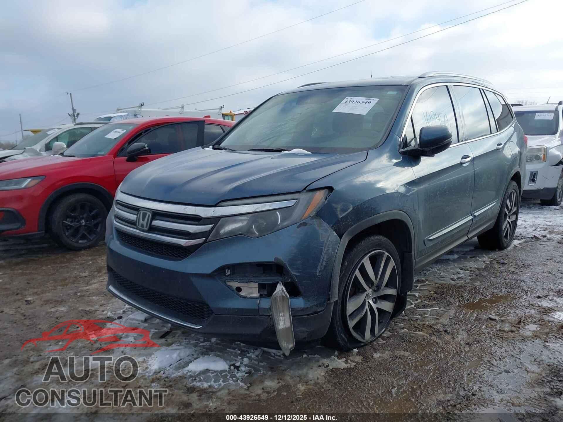 HONDA PILOT 2017 - 5FNYF6H95HB028638