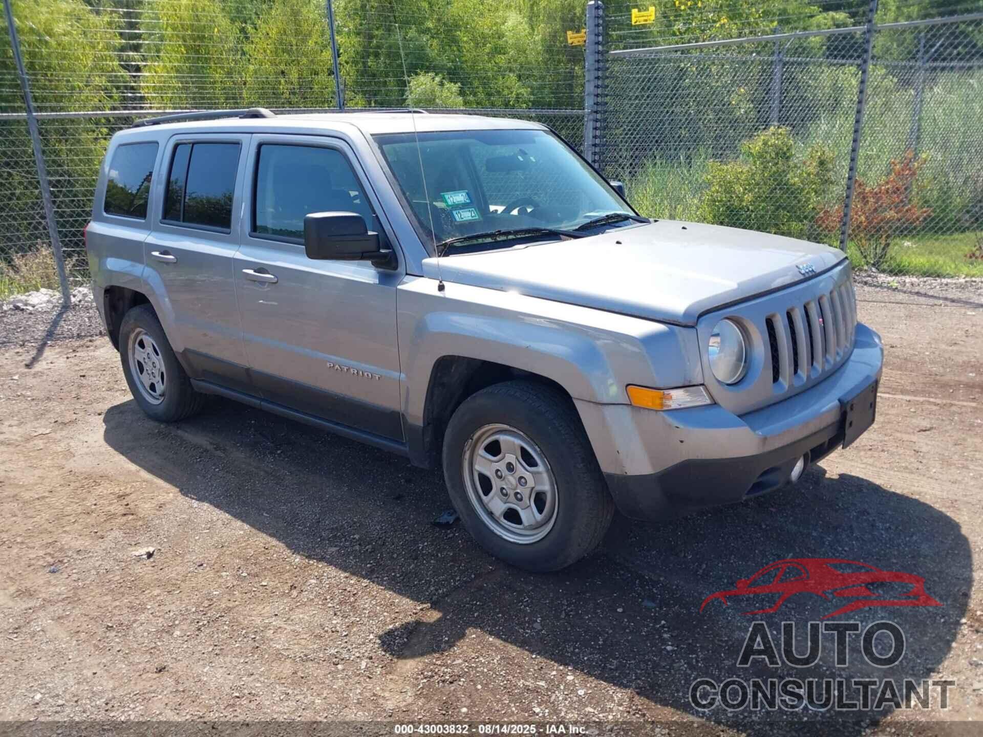 JEEP PATRIOT 2015 - 1C4NJPBB5FD211075
