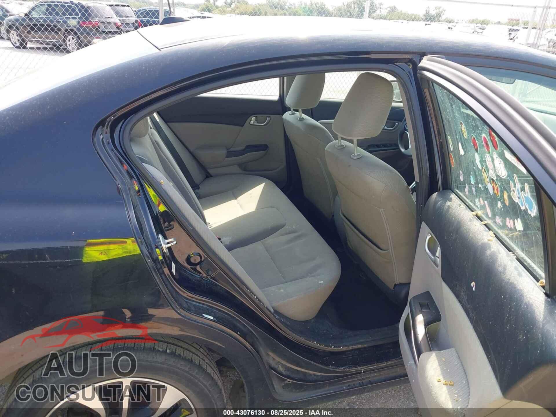 HONDA CIVIC 2013 - 19XFB2F80DE059379