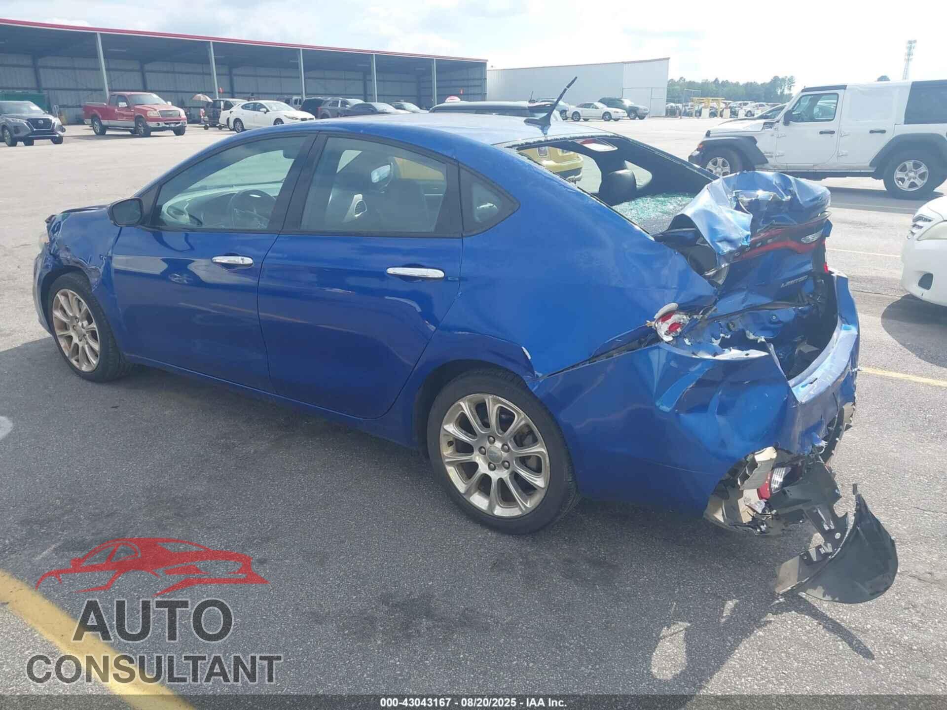 DODGE DART 2013 - 1C3CDFCA3DD334602