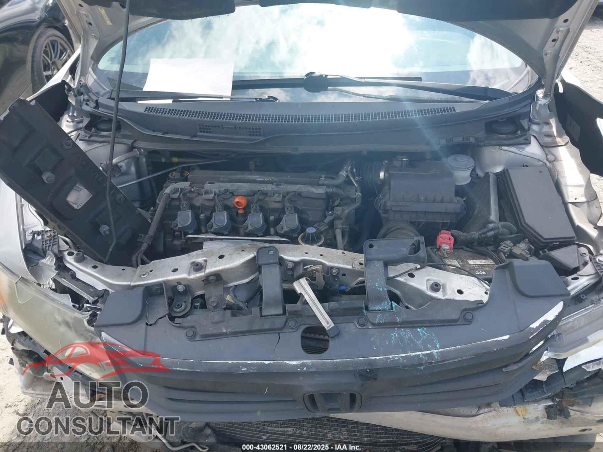 HONDA CIVIC 2012 - 19XFB2F5XCE077795