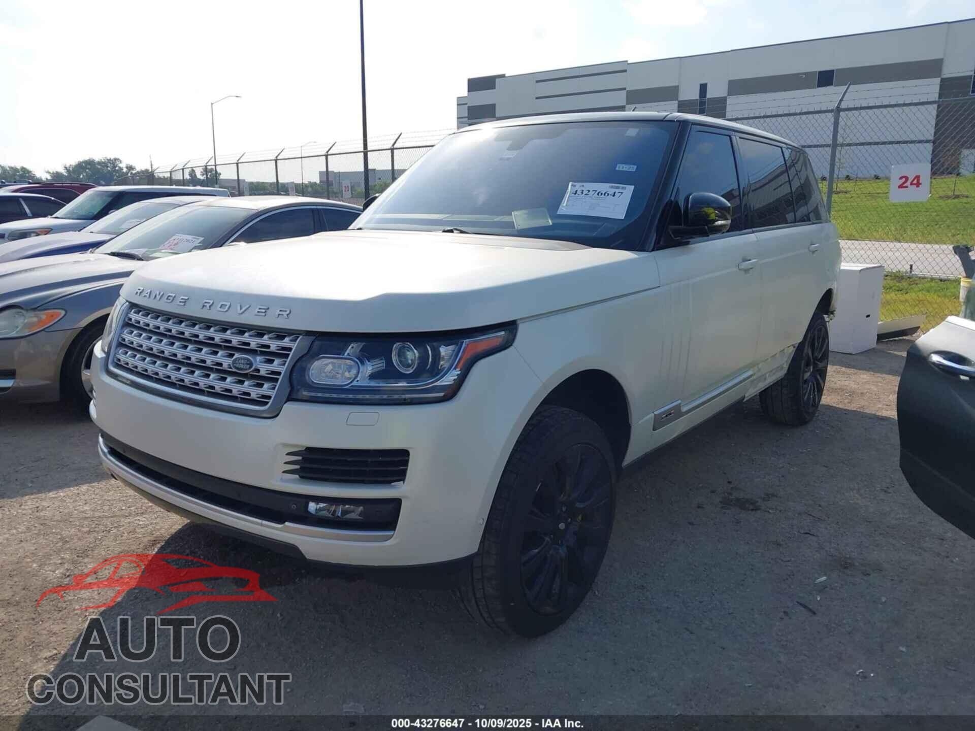 LAND ROVER RANGE ROVER 2015 - SALGS3TF8FA217978