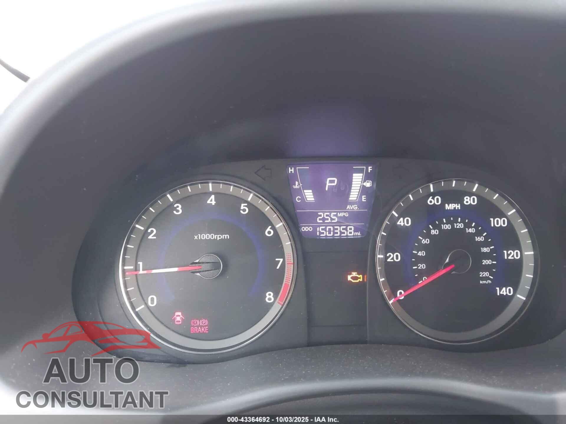 HYUNDAI ACCENT 2012 - KMHCU5AE3CU003377