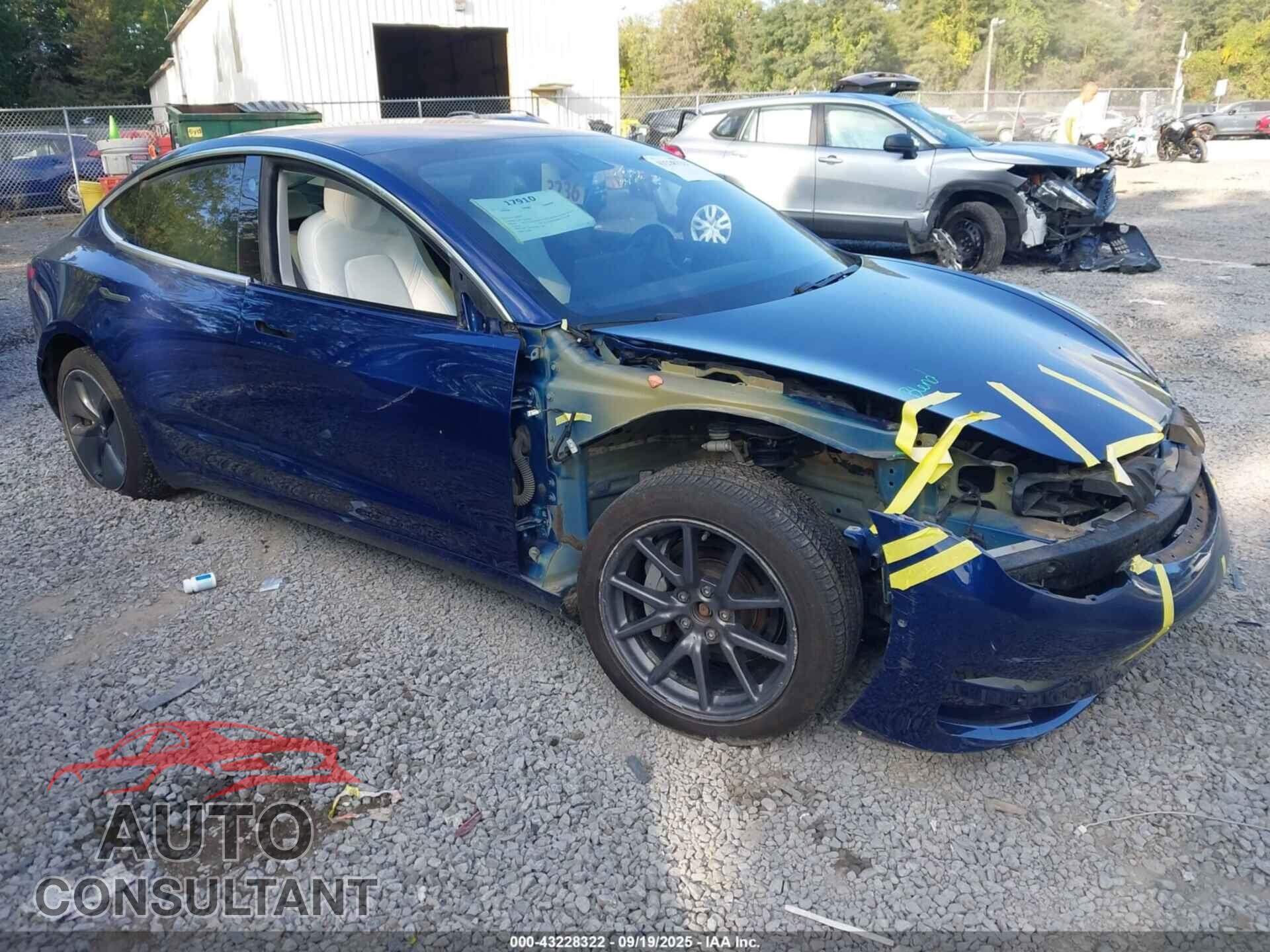 TESLA MODEL 3 2019 - 5YJ3E1EB6KF192186