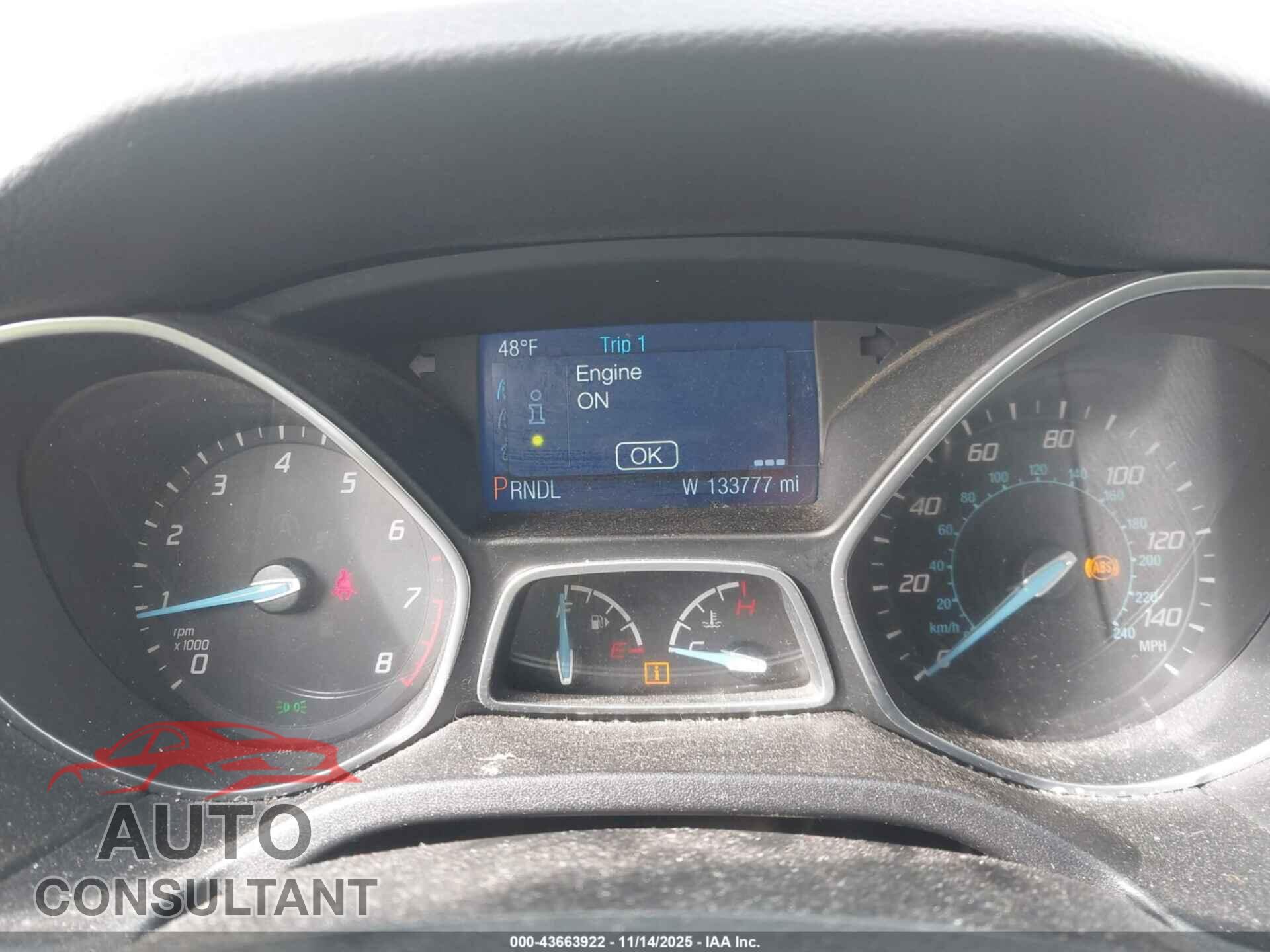 FORD FOCUS 2014 - 1FADP3F21EL312802
