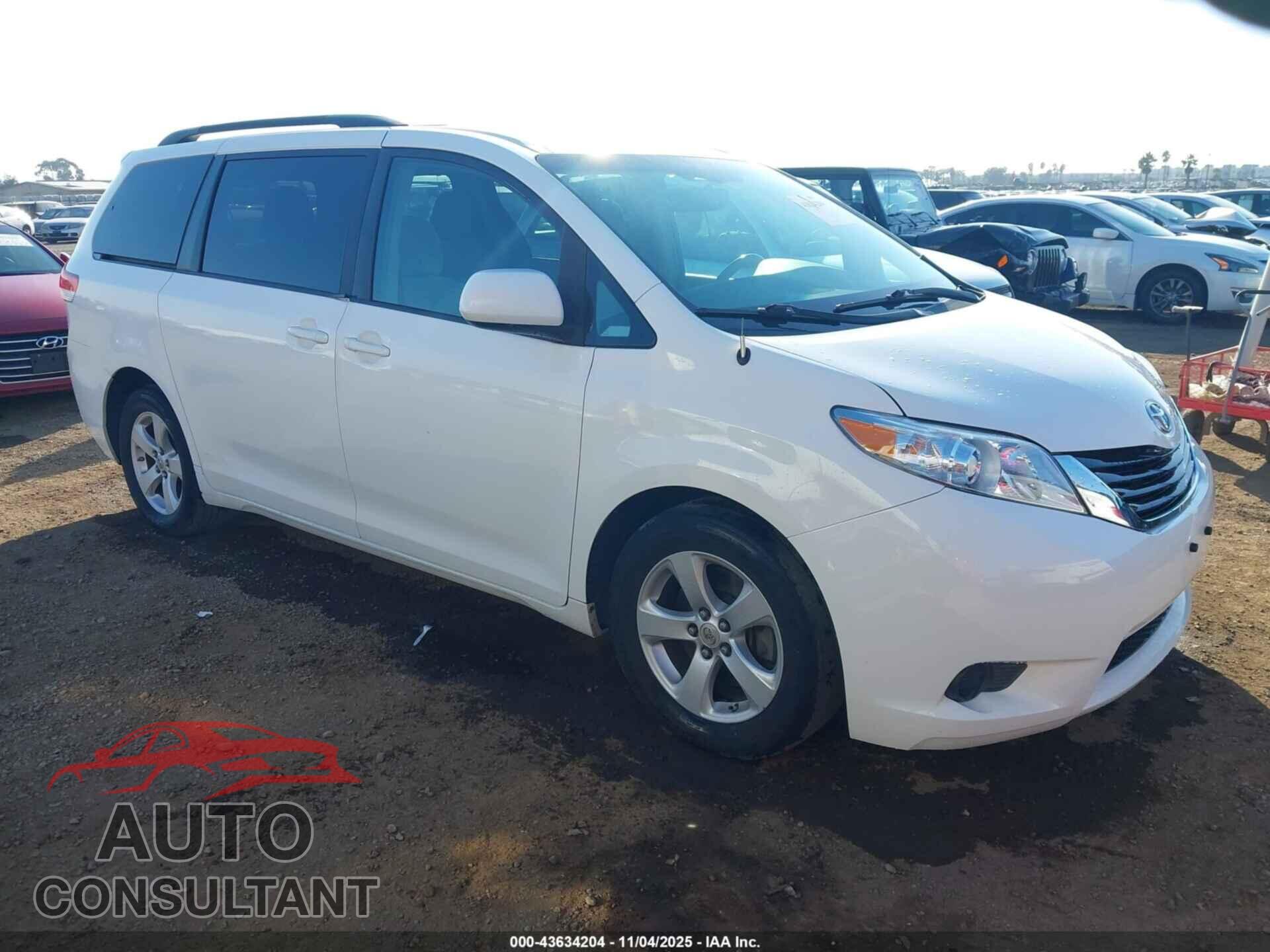 TOYOTA SIENNA 2011 - 5TDKK3DC3BS060329