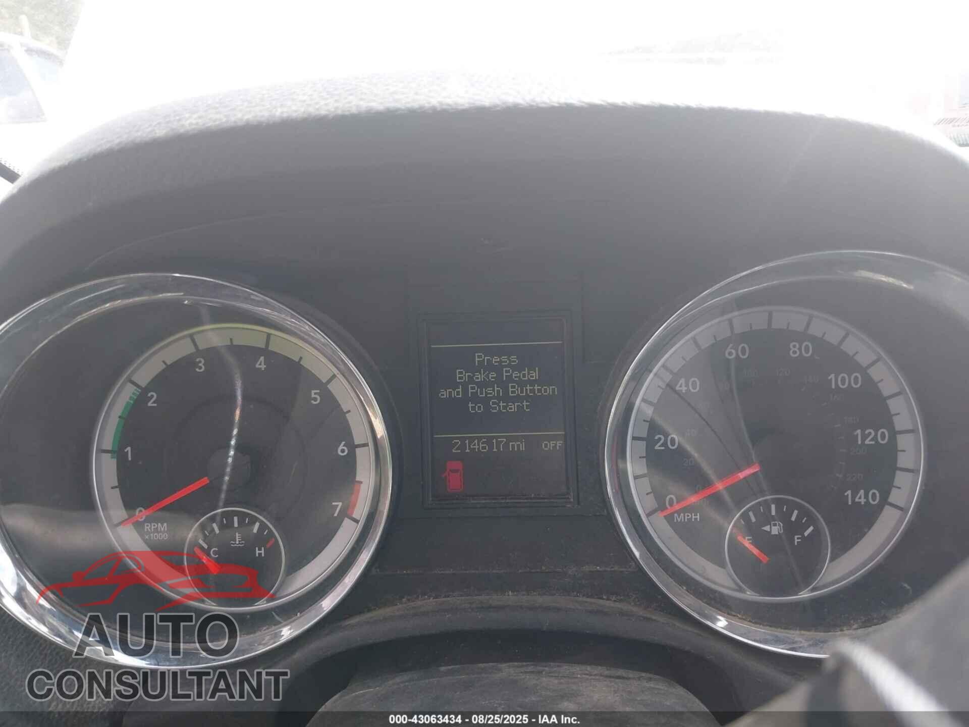 DODGE DURANGO 2013 - 1C4RDJDG9DC664388