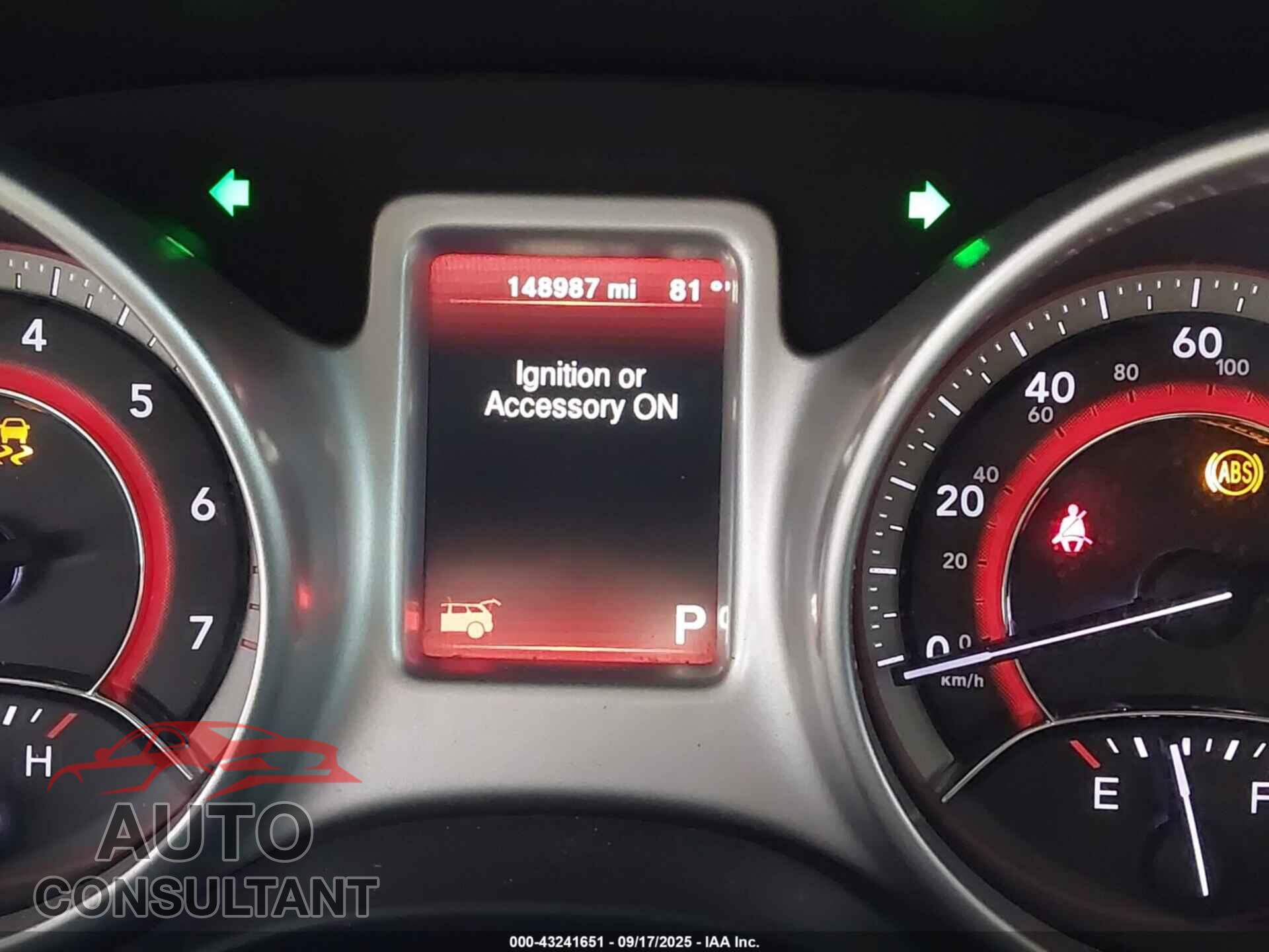 DODGE JOURNEY 2017 - 3C4PDCBB5HT562770