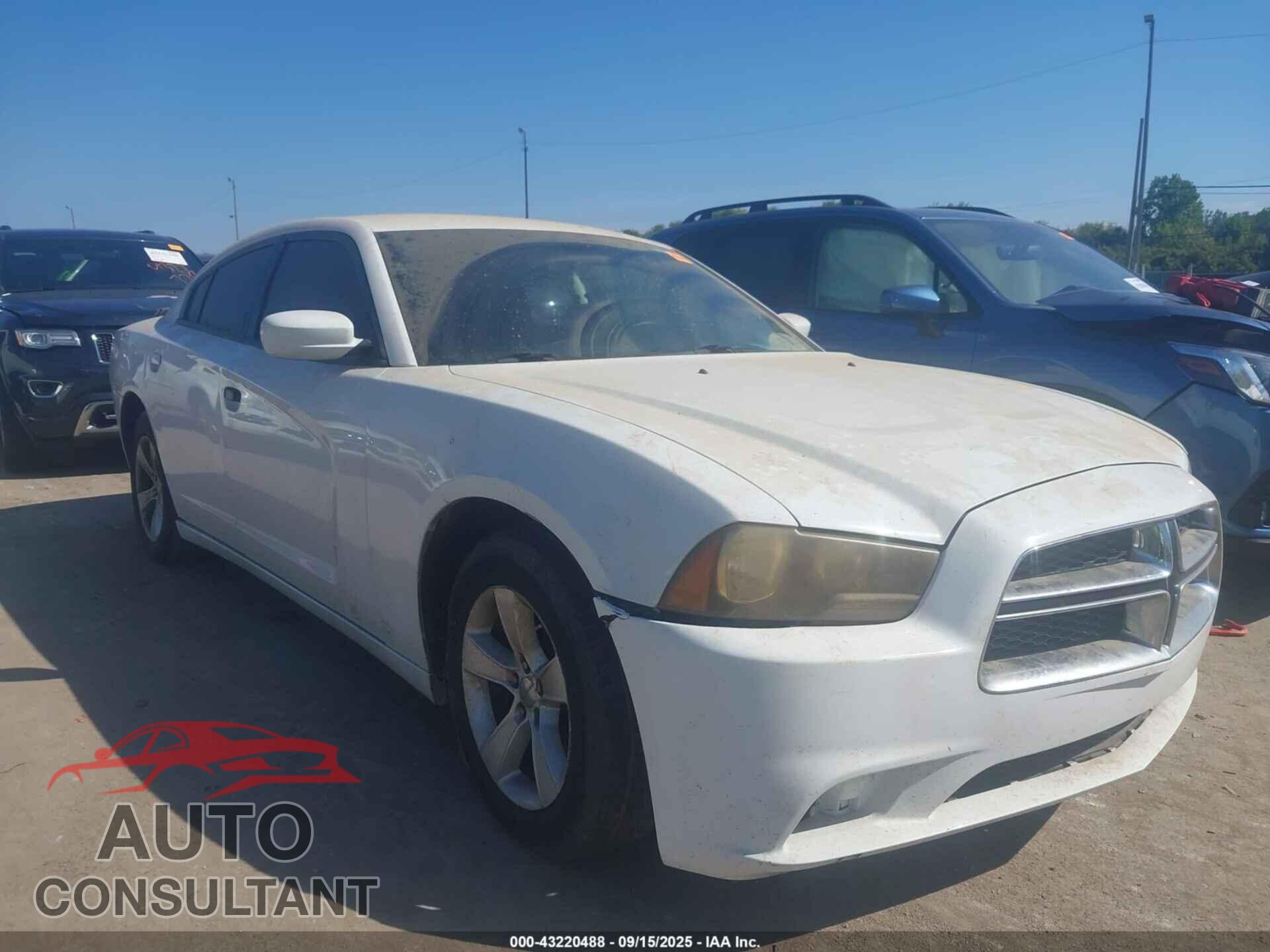 DODGE CHARGER 2012 - 2C3CDXBG9CH214445