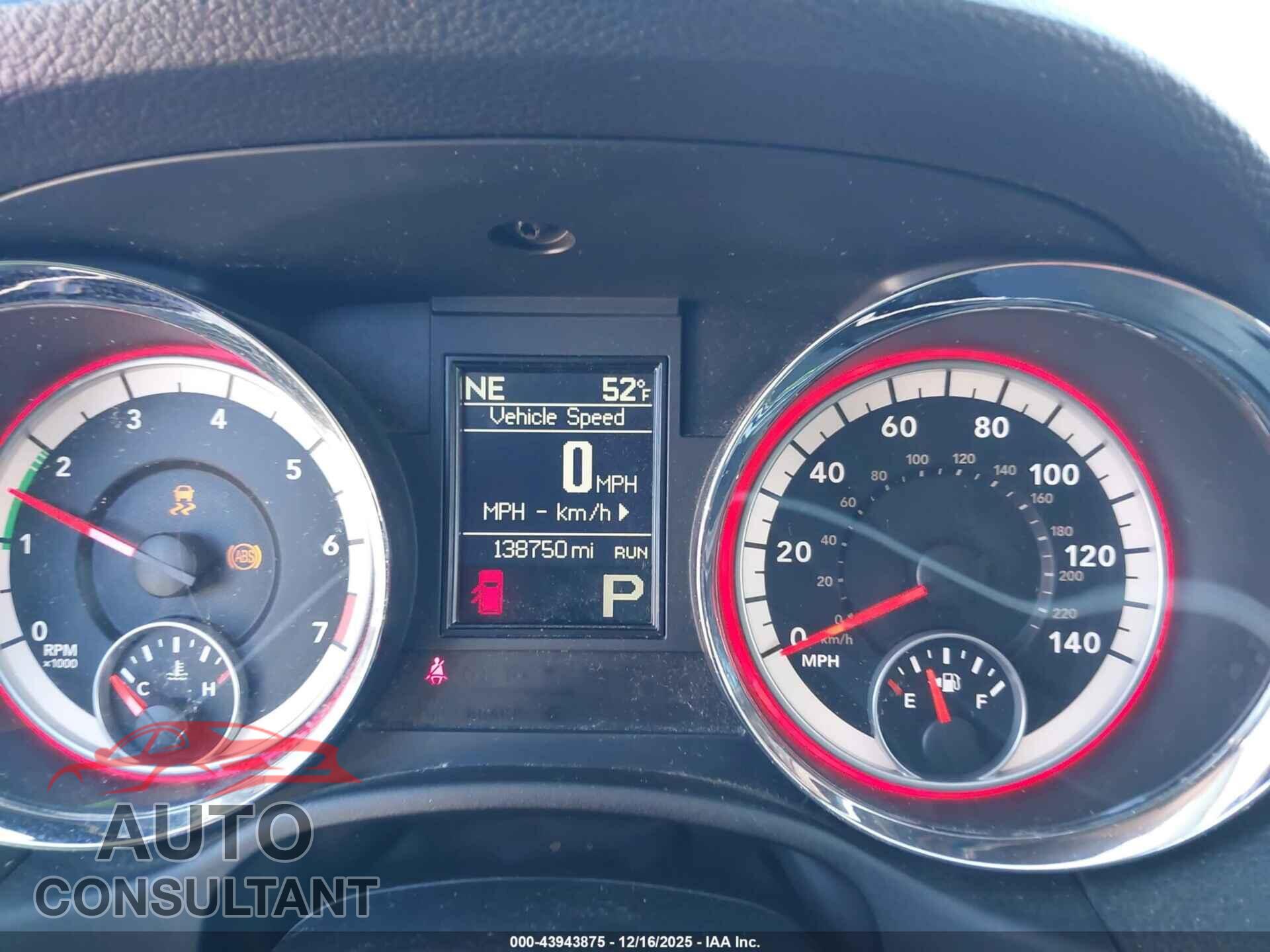 DODGE DURANGO 2013 - 1C4RDHAG1DC673230