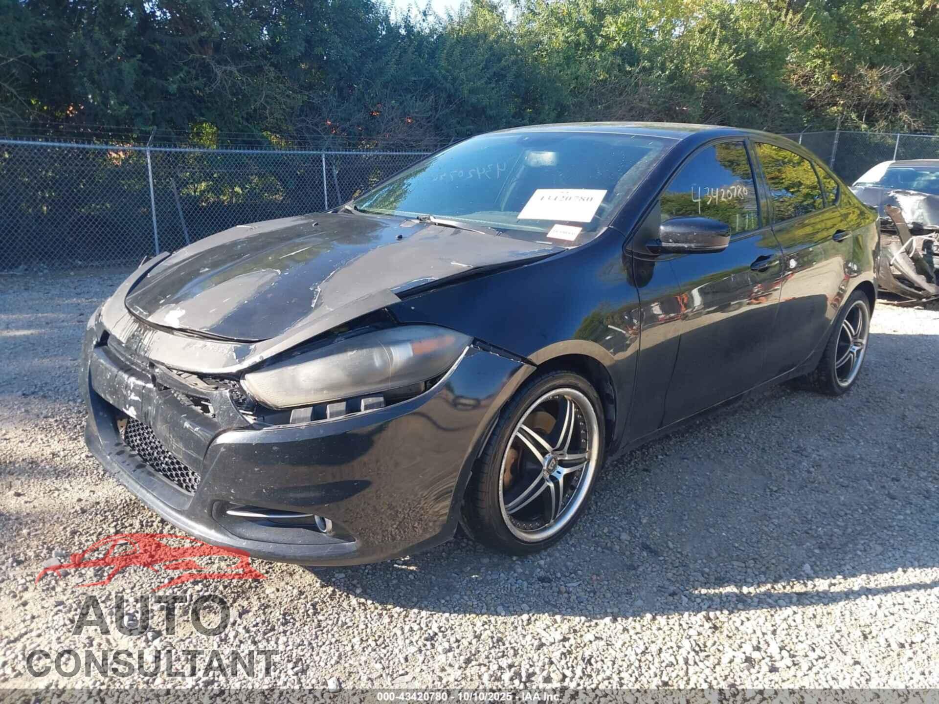 DODGE DART 2015 - 1C3CDFEB3FD224643