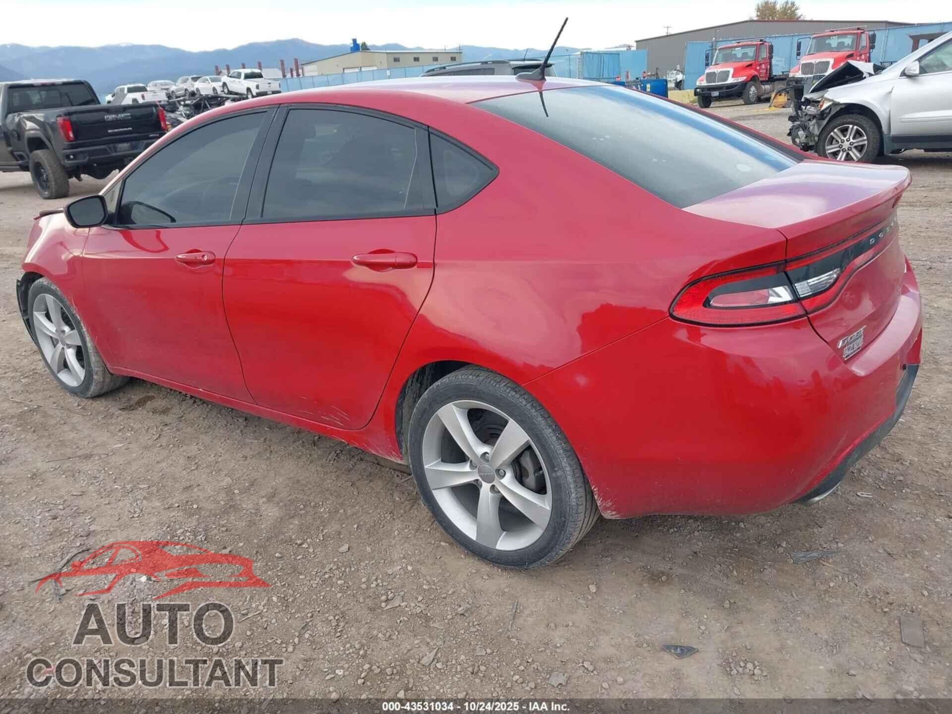DODGE DART 2014 - 1C3CDFEB7ED676917