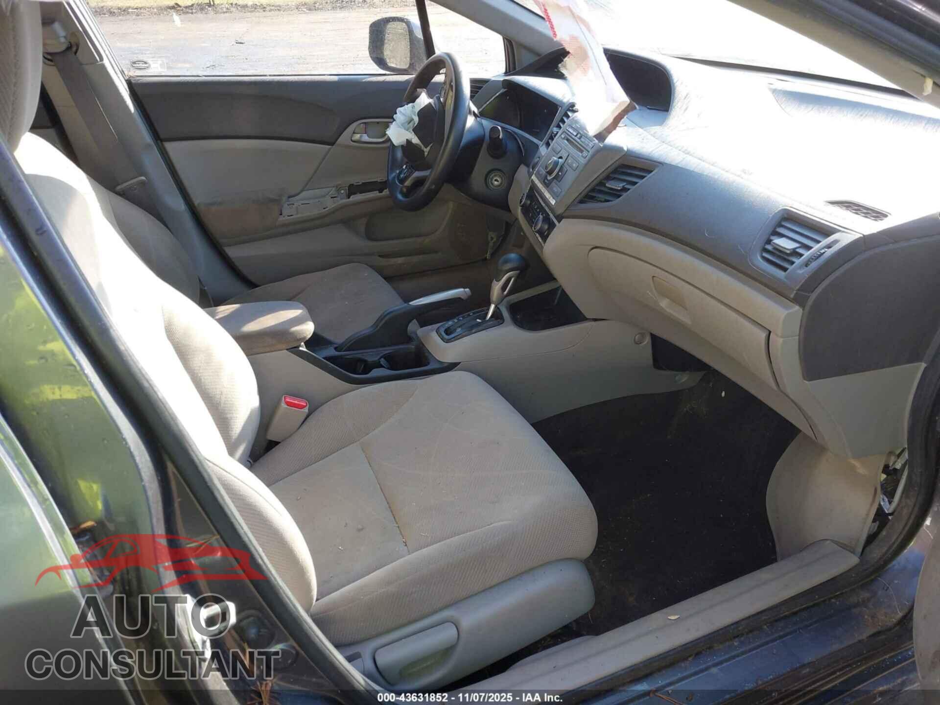 HONDA CIVIC 2012 - 19XFB2F55CE014684