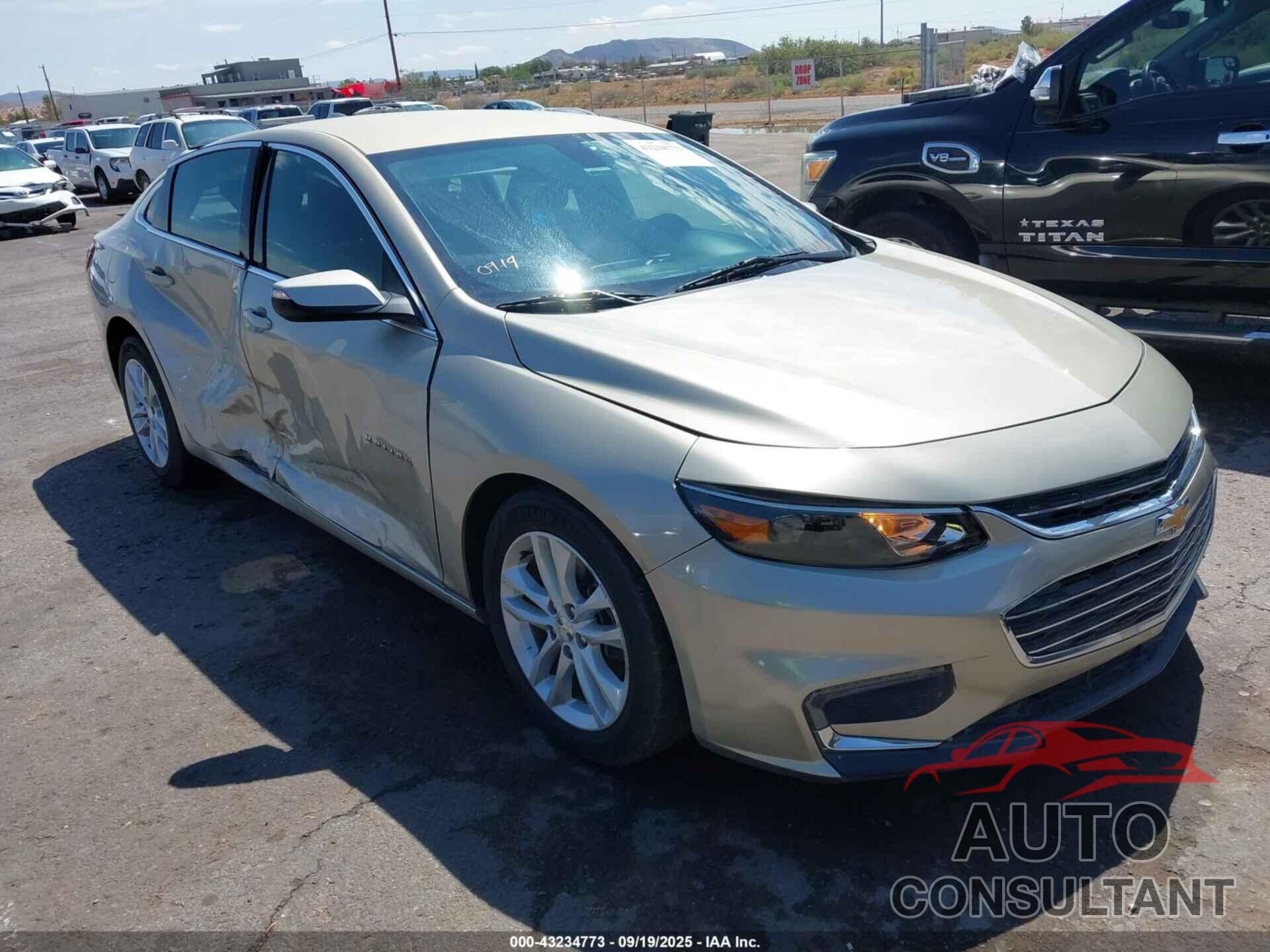 CHEVROLET MALIBU 2016 - 1G1ZE5ST6GF240277