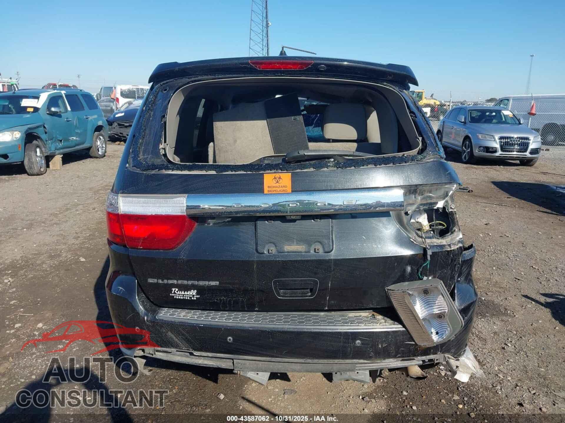 DODGE DURANGO 2013 - 1C4RDHAG4DC692998