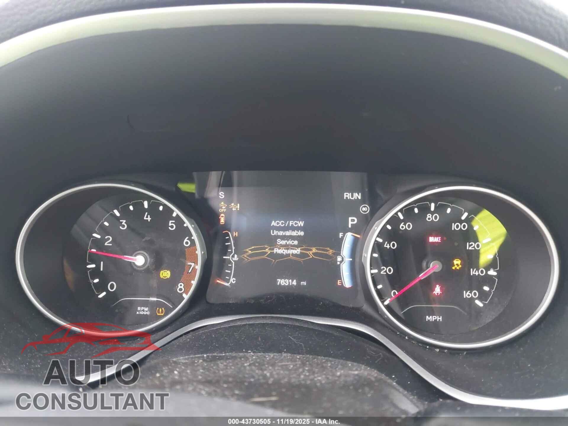 JEEP COMPASS 2019 - 3C4NJDBB7KT683393