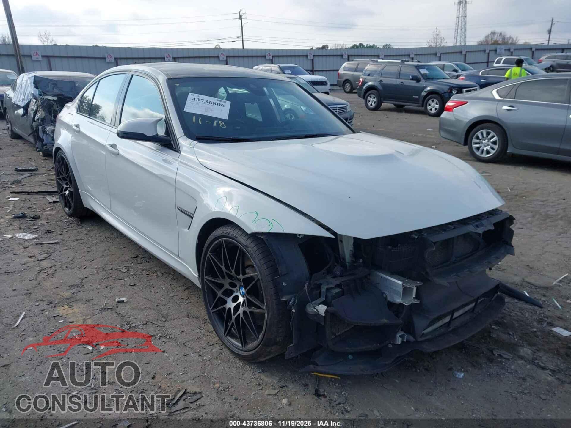BMW M3 2018 - WBS8M9C59J5L00653