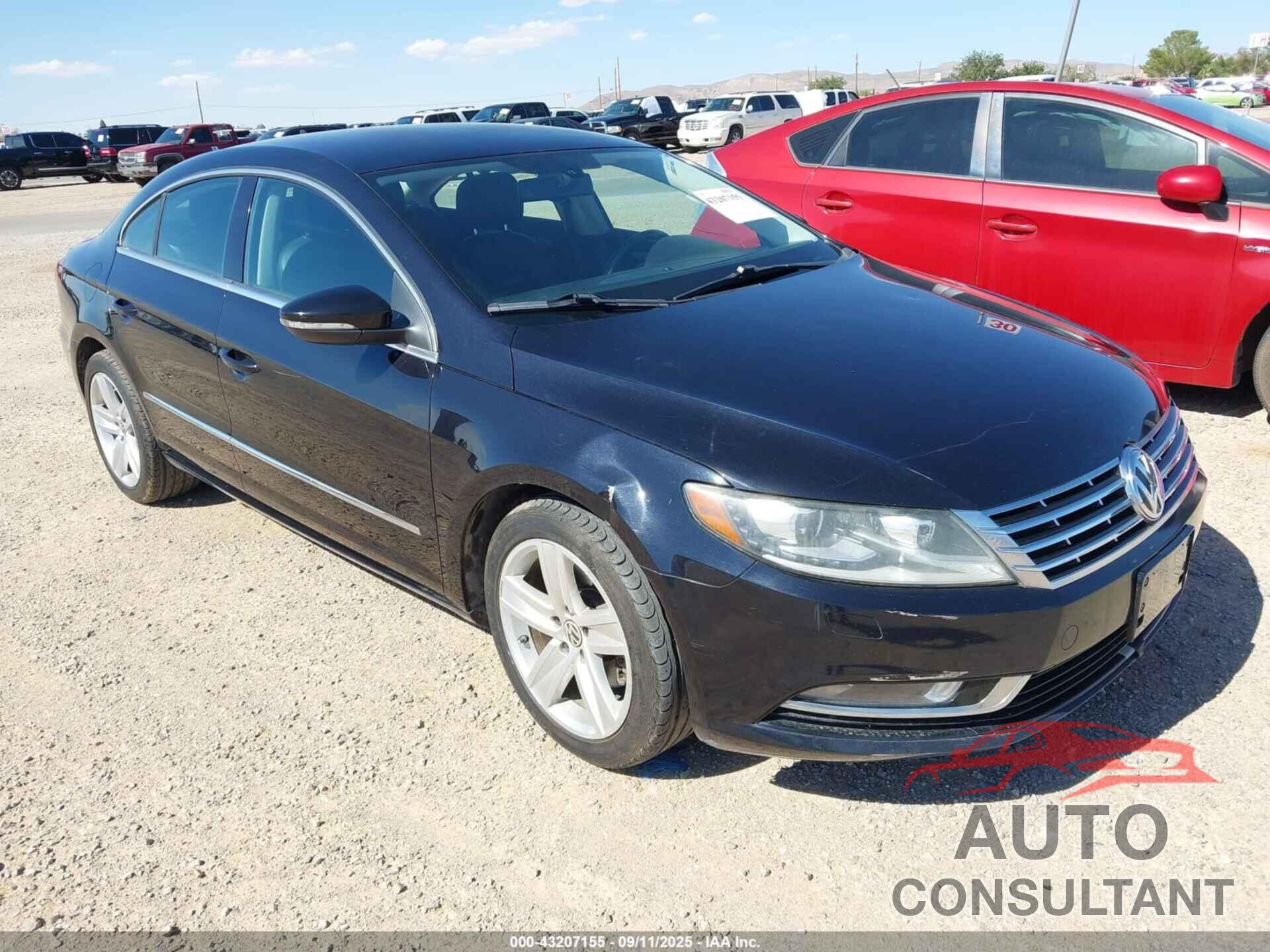 VOLKSWAGEN CC 2013 - WVWBP7ANXDE510145