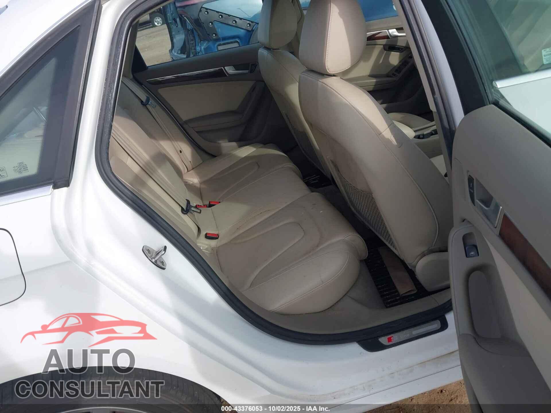 AUDI A4 2012 - WAUFFAFL7CA118543