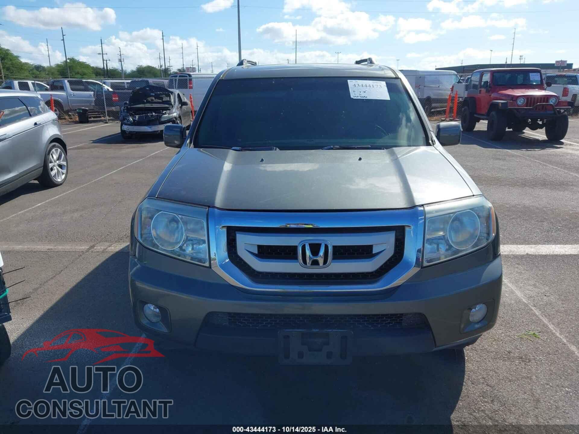HONDA PILOT 2009 - 5FNYF38689B024217