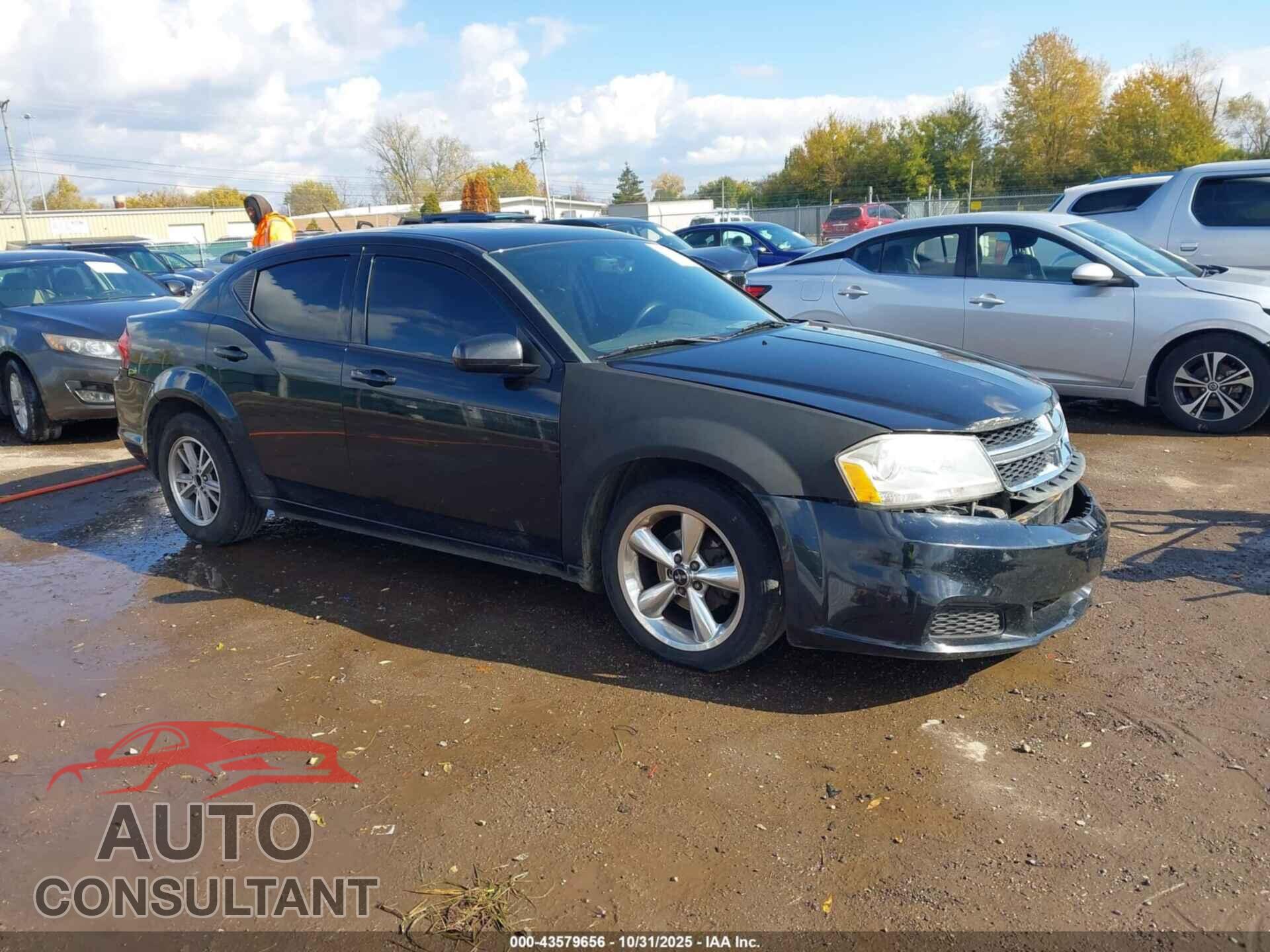 DODGE AVENGER 2012 - 1C3CDZCB1CN312794
