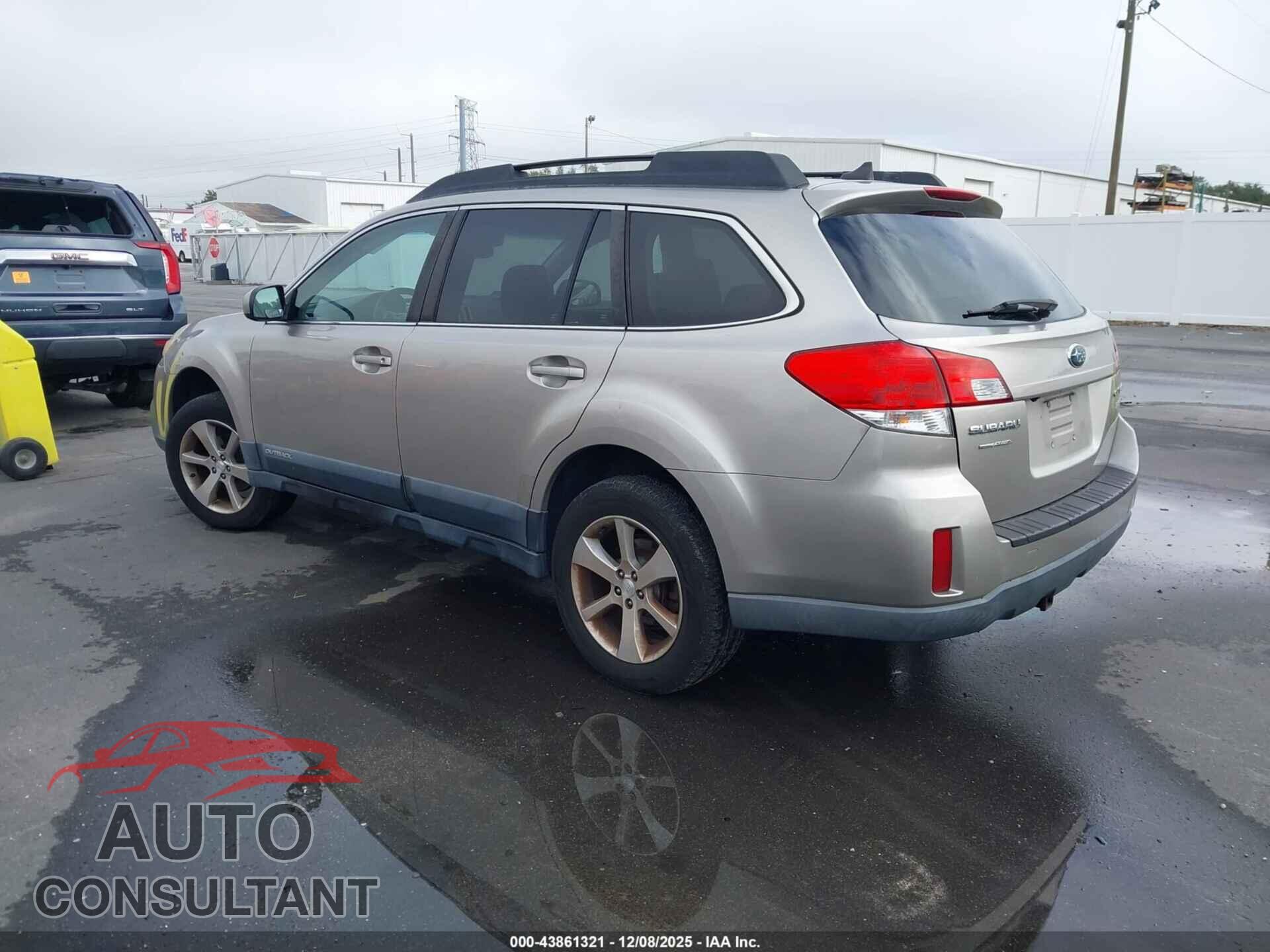 SUBARU OUTBACK 2014 - 4S4BRBLC5E3283674