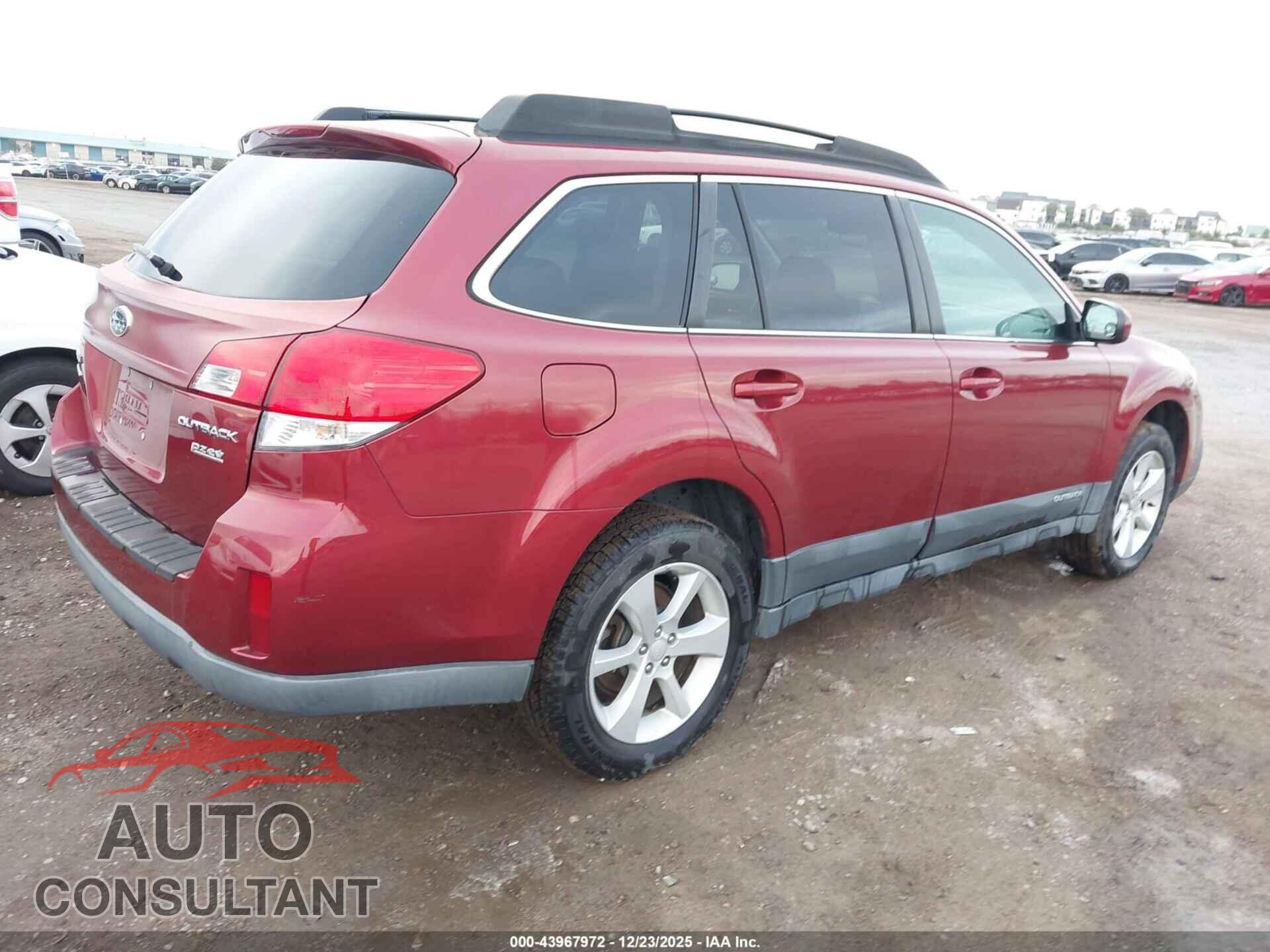SUBARU OUTBACK 2013 - 4S4BRBCC8D3245337