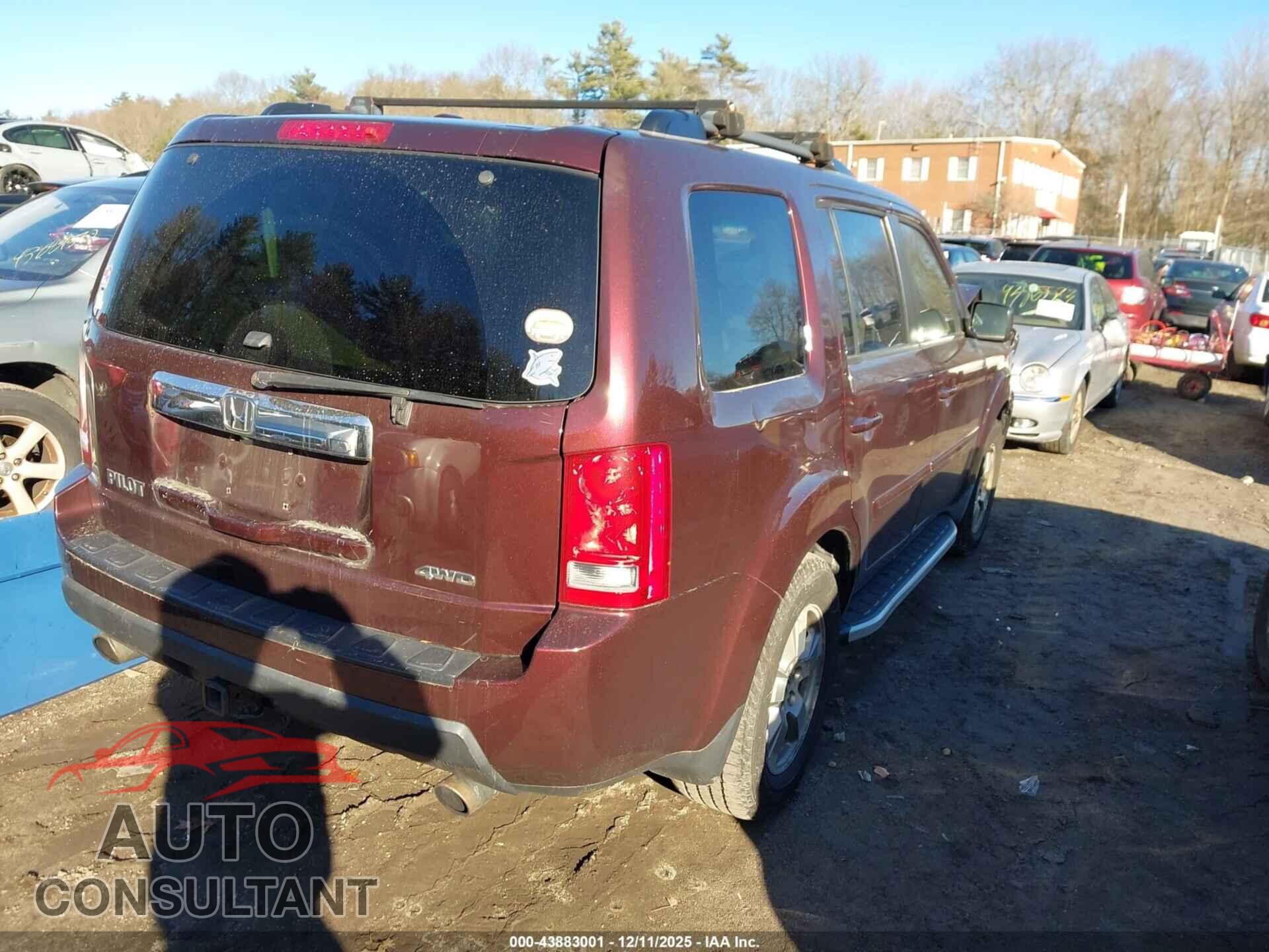 HONDA PILOT 2010 - 5FNYF4H61AB026305