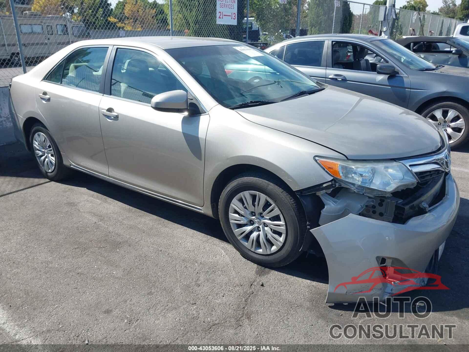 TOYOTA CAMRY 2013 - 4T4BF1FK4DR312294